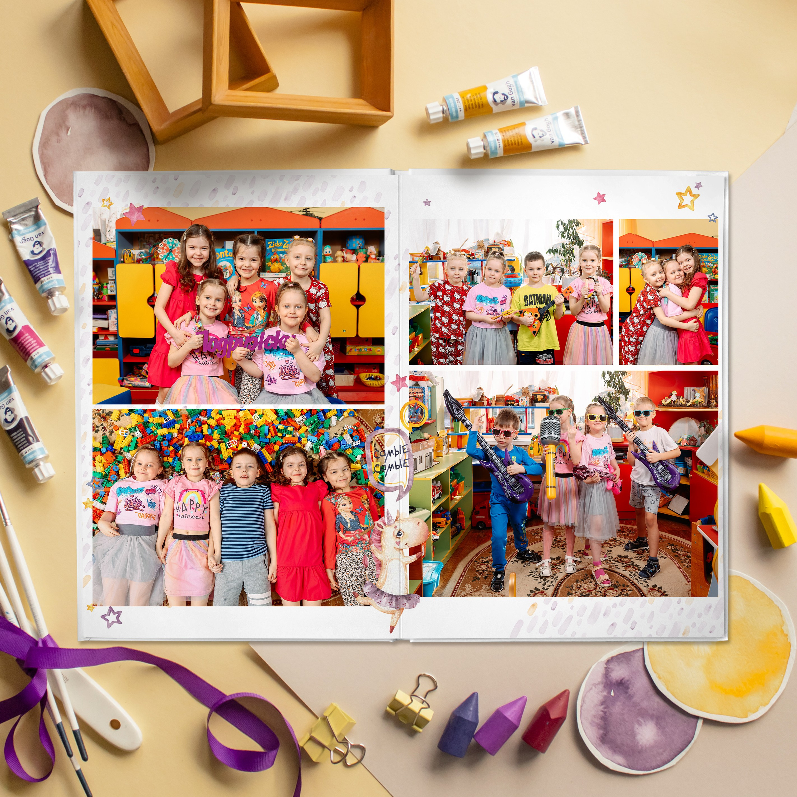 Выпускной альбом «Дайте 5» для детского сада. REPEYBOOK | Выпускные альбомы для детского сада и класса