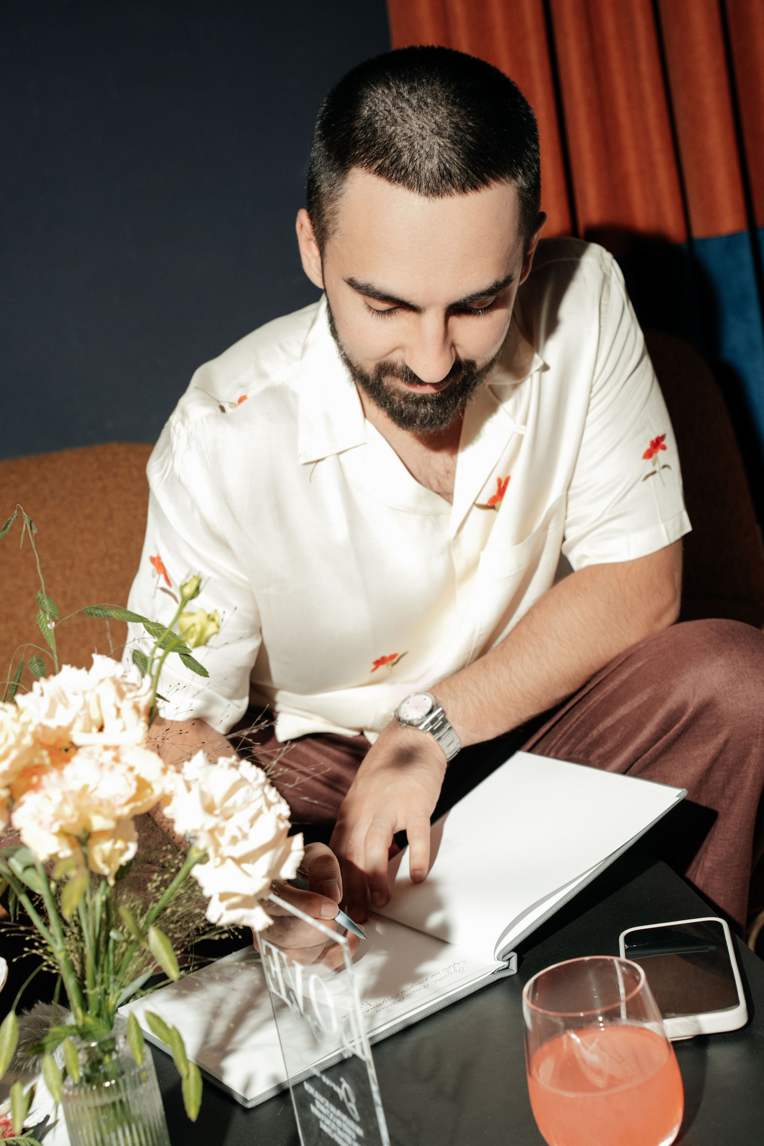 Свадебный ужин в кругу друзей/ ресторан Мина. Свадебный фотограф Москва Александра Аверкова