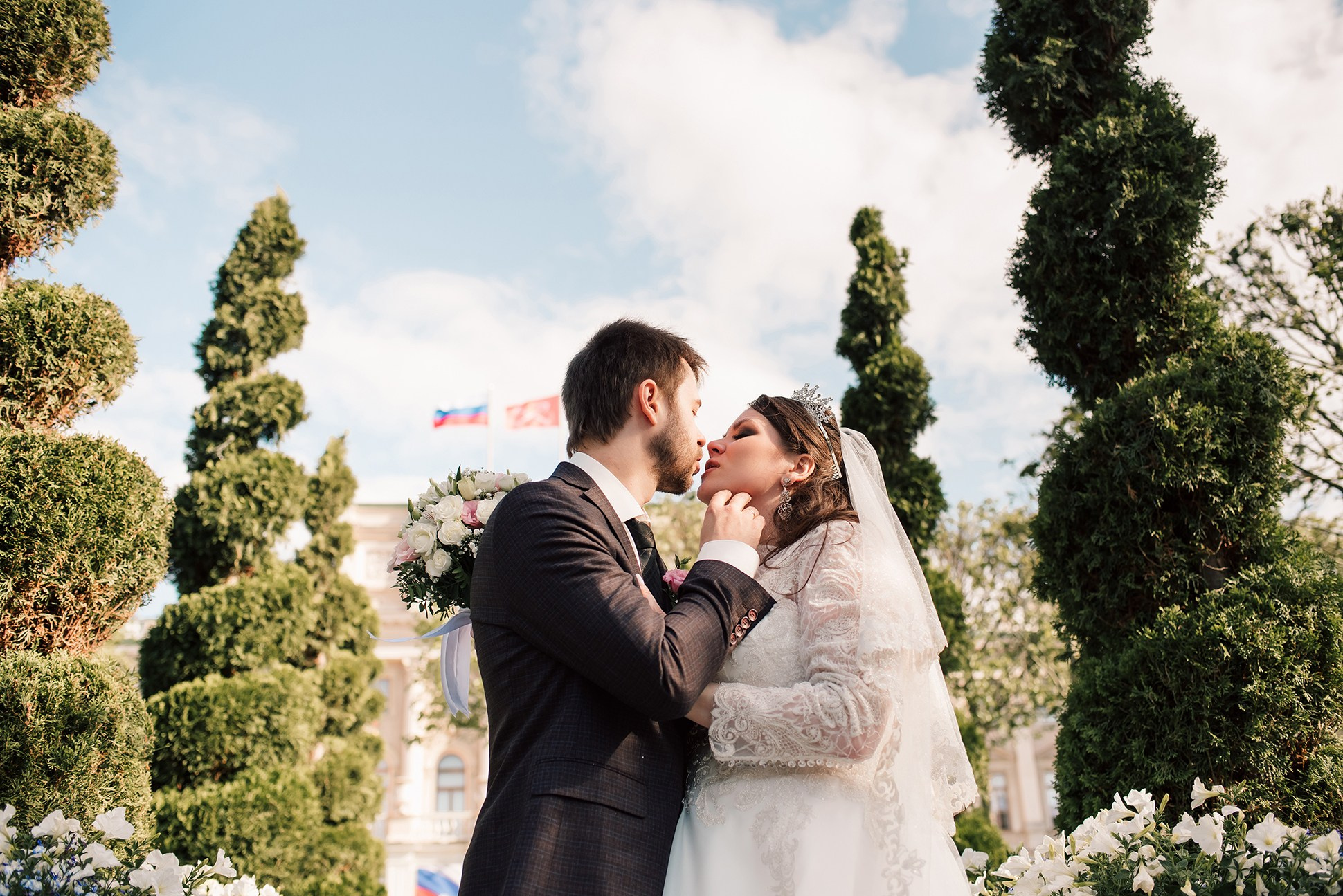 Алина и Илья. Свадебная классика. Семейный и Свадебный фотограф. Санкт-Петербург. Пушкин