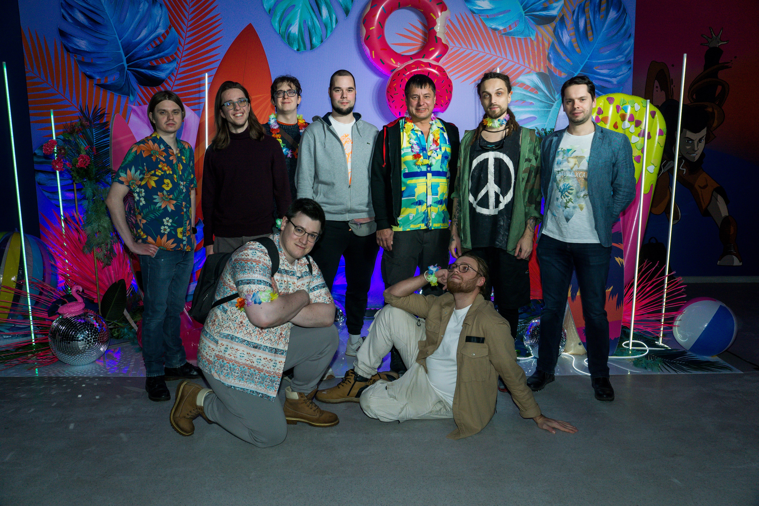 МТС корпоратив Гавайская вечеринка. Фотограф