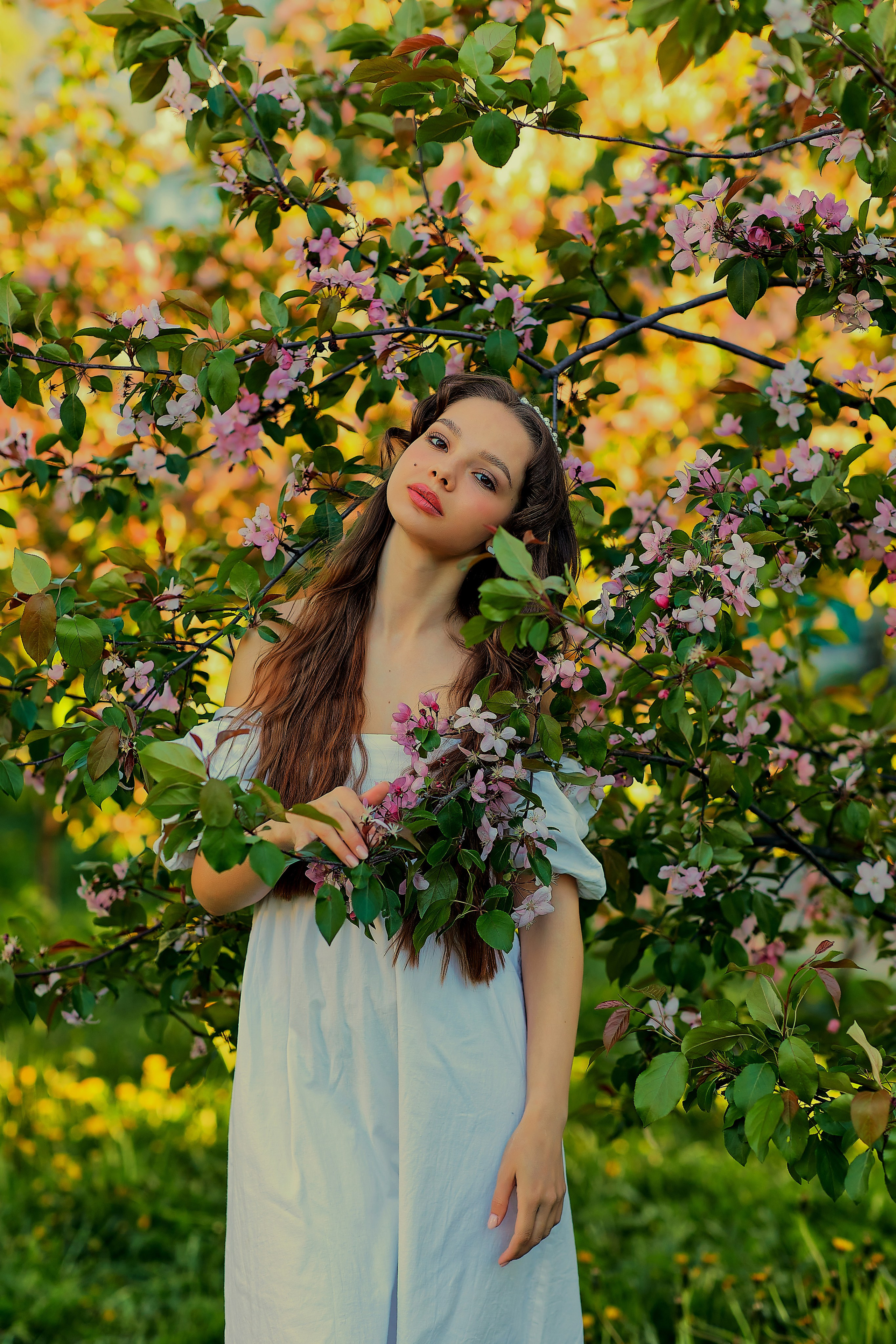 Цветение яблони, сирень. Семейный и детский фотограф в Ярославле Юлия Галашина