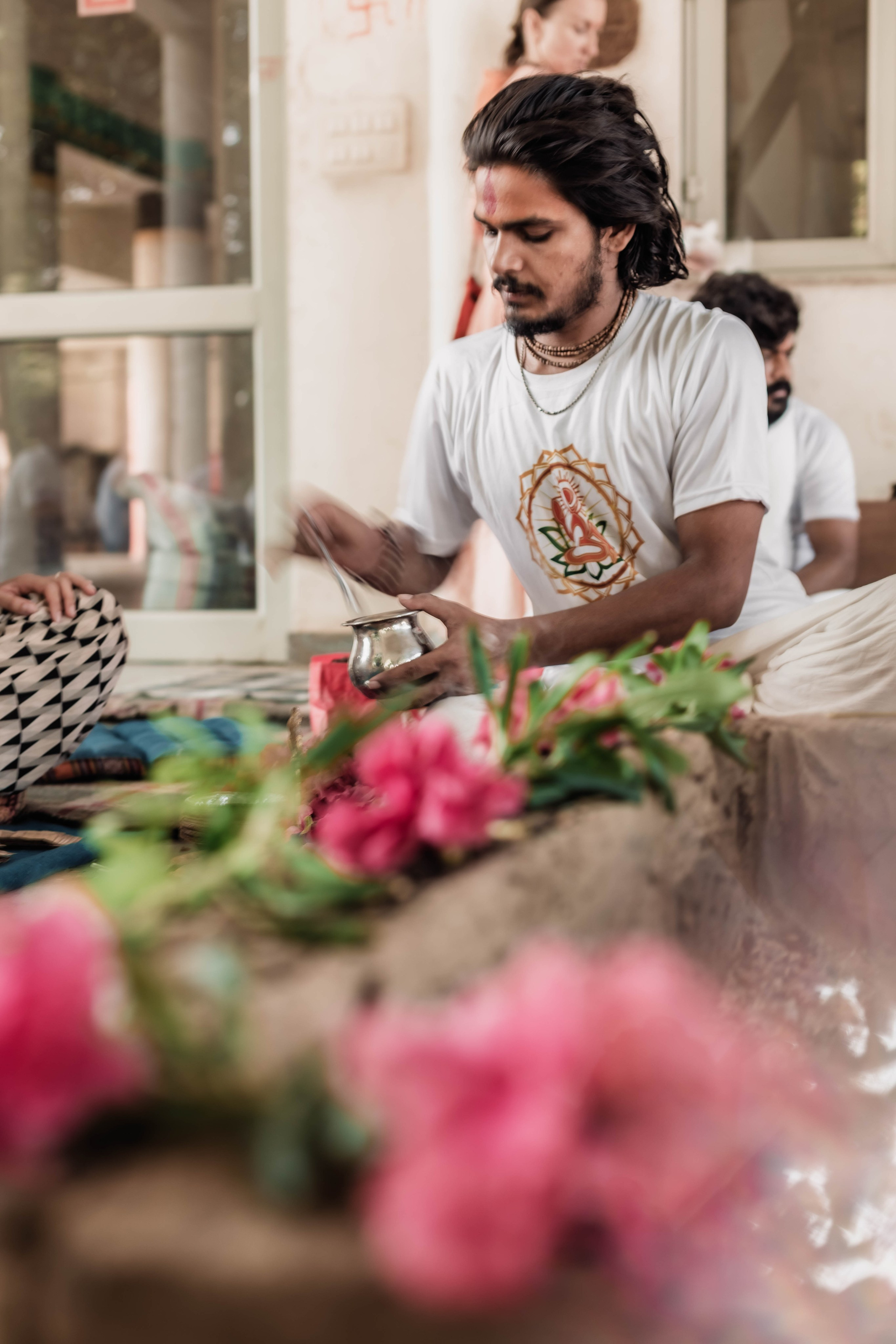 Pitri Paksha yagyas & poojas Devraha Baba ji ashram. Mariam Bagdasaryan