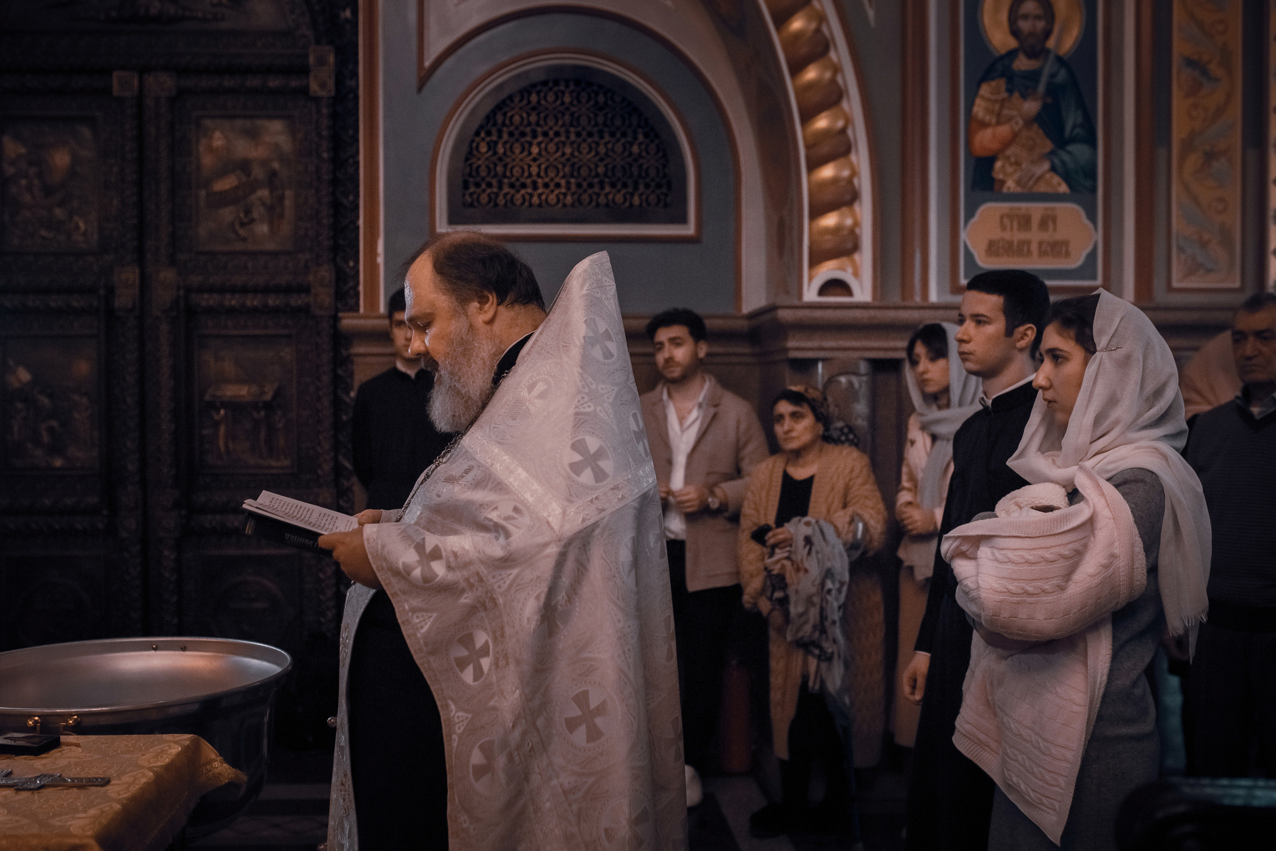 Крещение Ники. Фотограф на Крещение и Венчание в Ташкенте