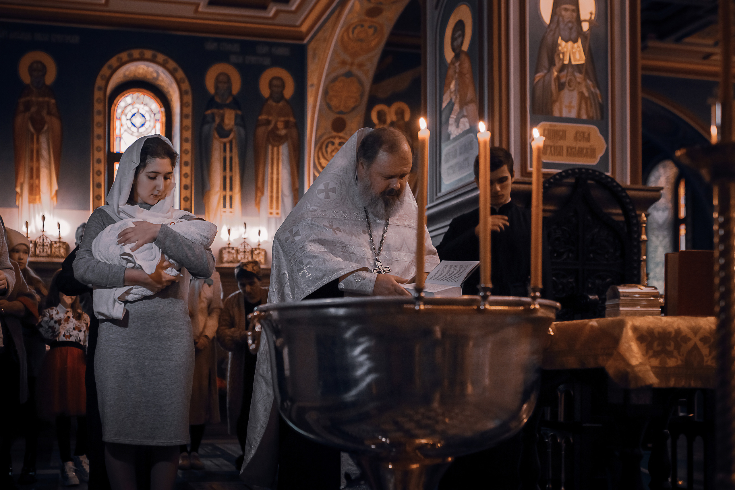 Крещение Ники. Фотограф на Крещение и Венчание в Ташкенте