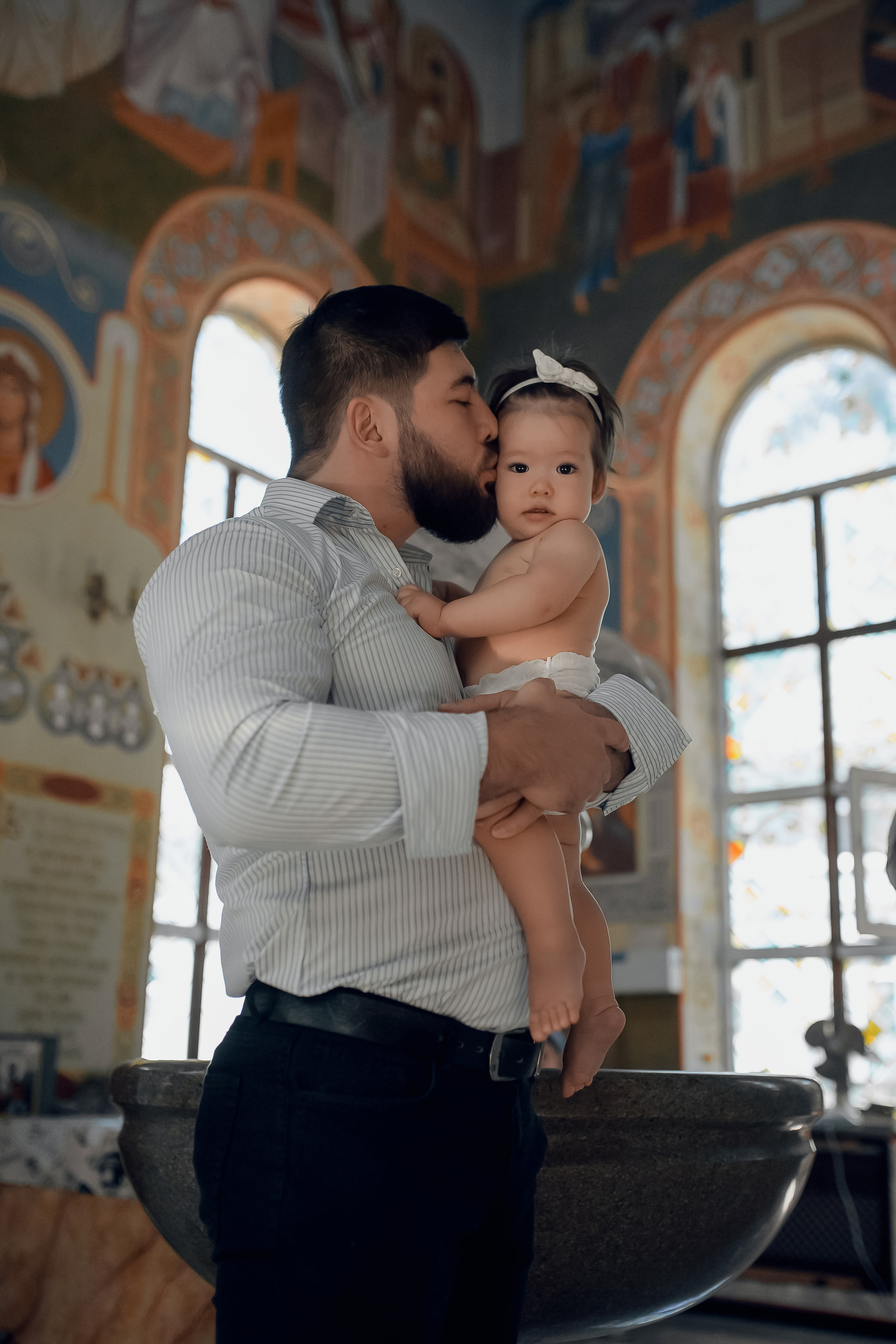 Таинство Крещения Миланы в Ташкенте. Фотограф на Крещение и Венчание в Ташкенте