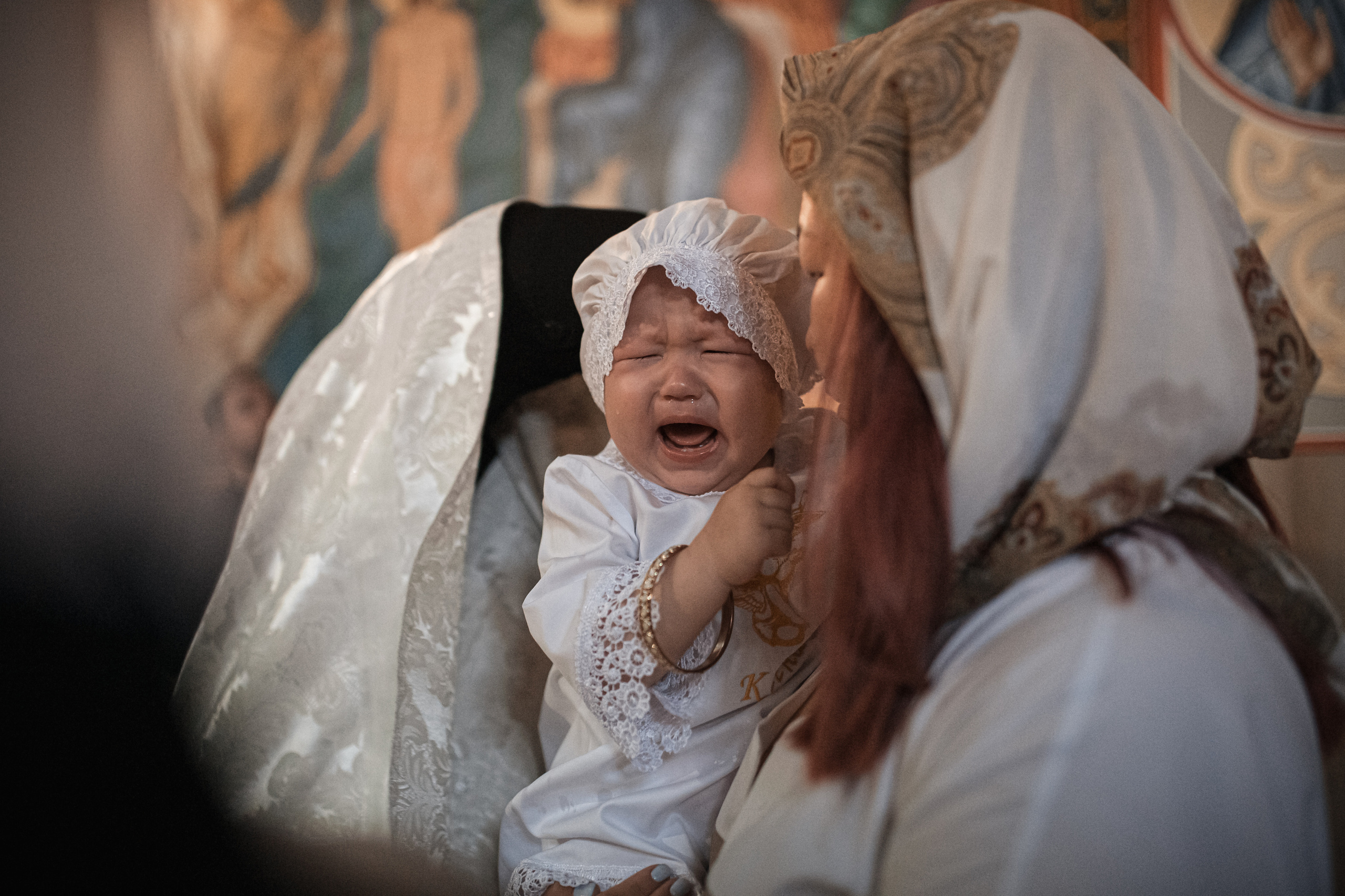 Крещение Есении. Фотограф на Крещение и Венчание в Ташкенте