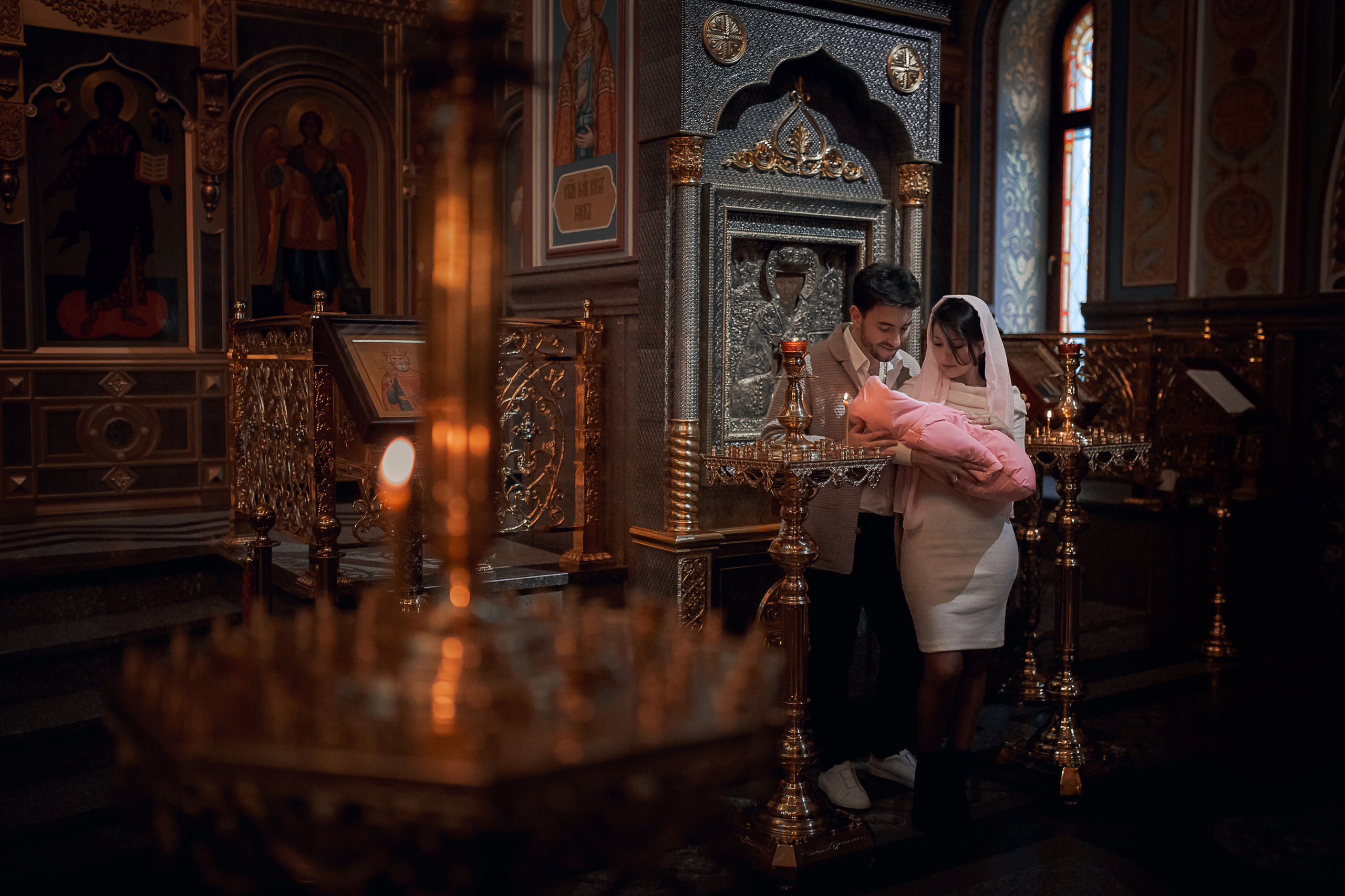 Крещение Ники. Фотограф на Крещение и Венчание в Ташкенте