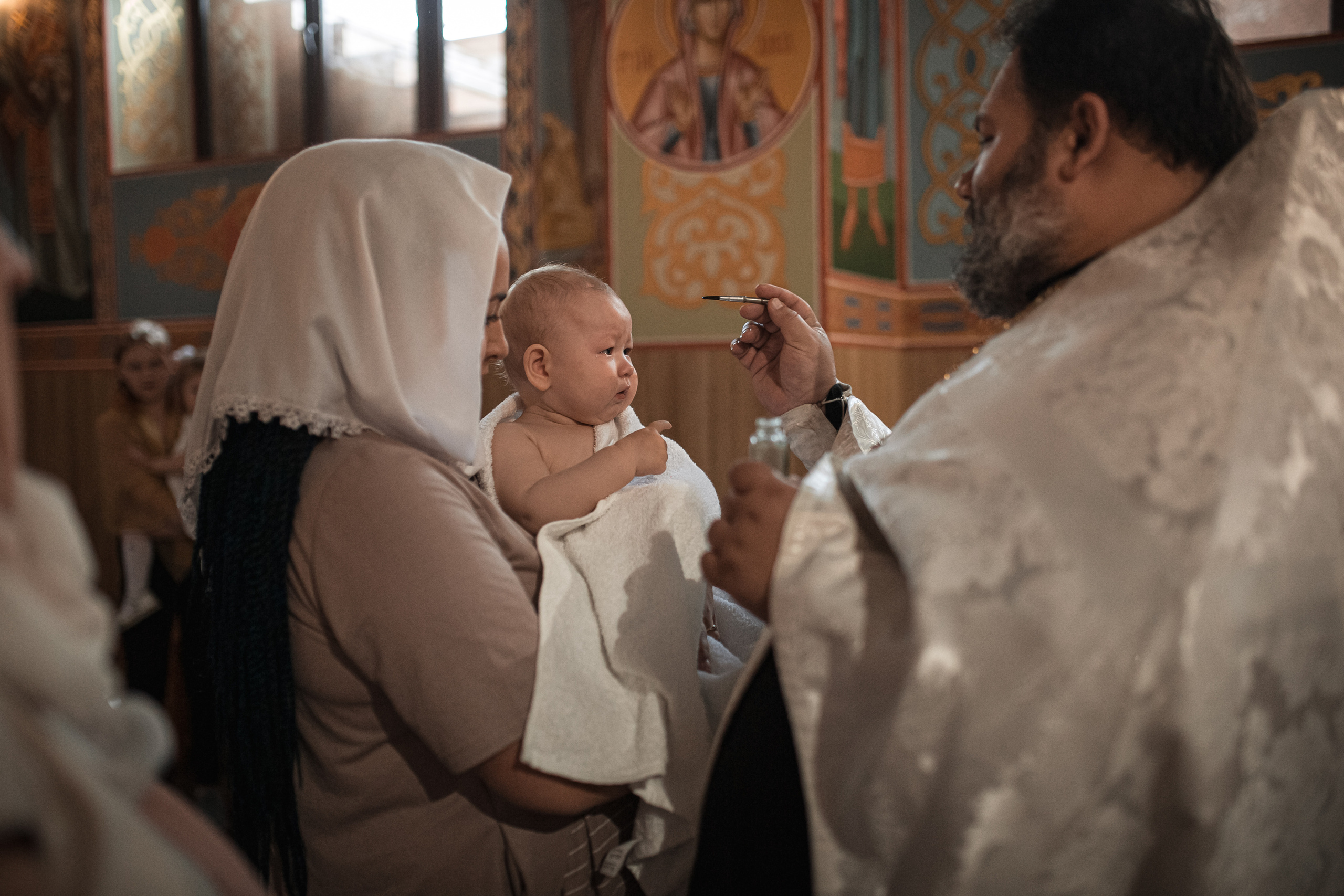 Крещение Есении. Фотограф на Крещение и Венчание в Ташкенте
