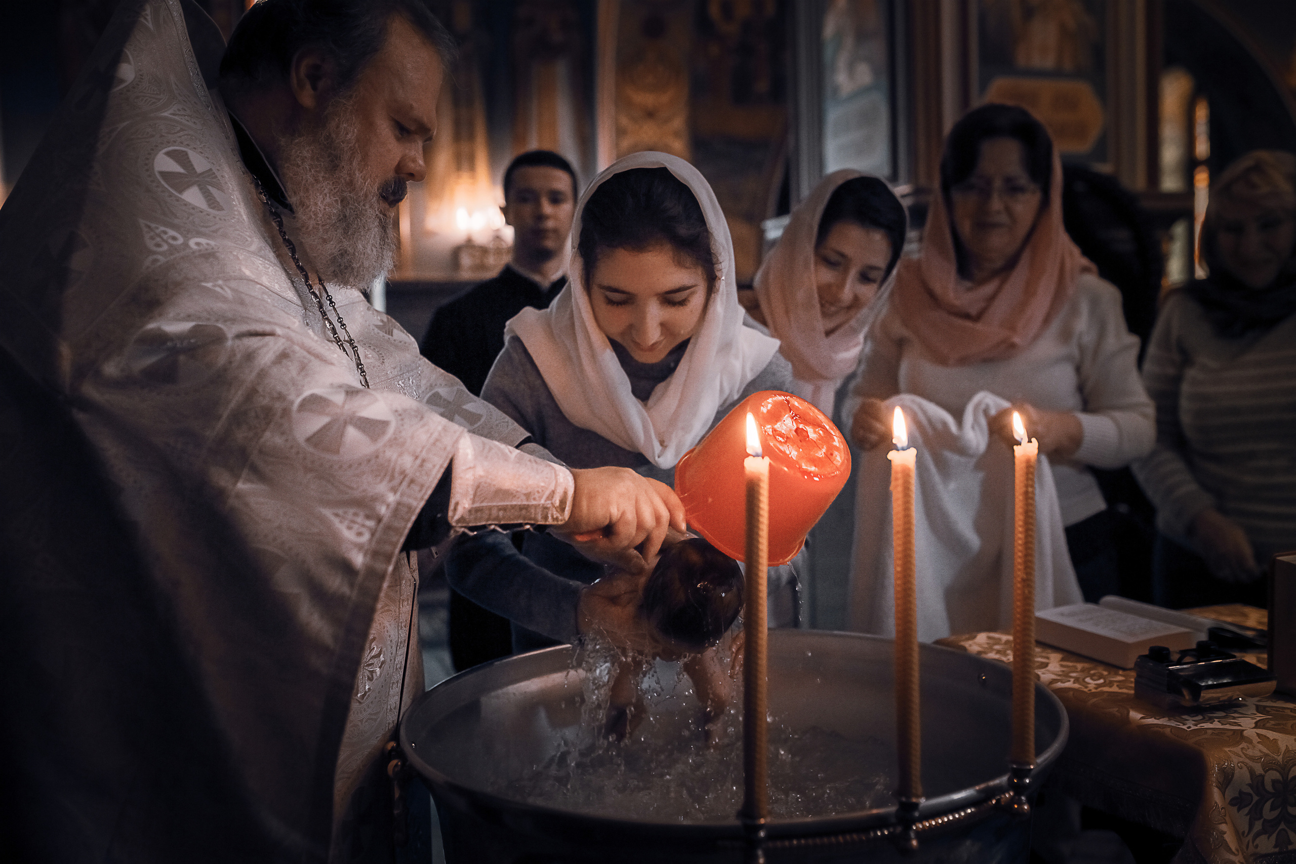 Крещение Ники. Фотограф на Крещение и Венчание в Ташкенте