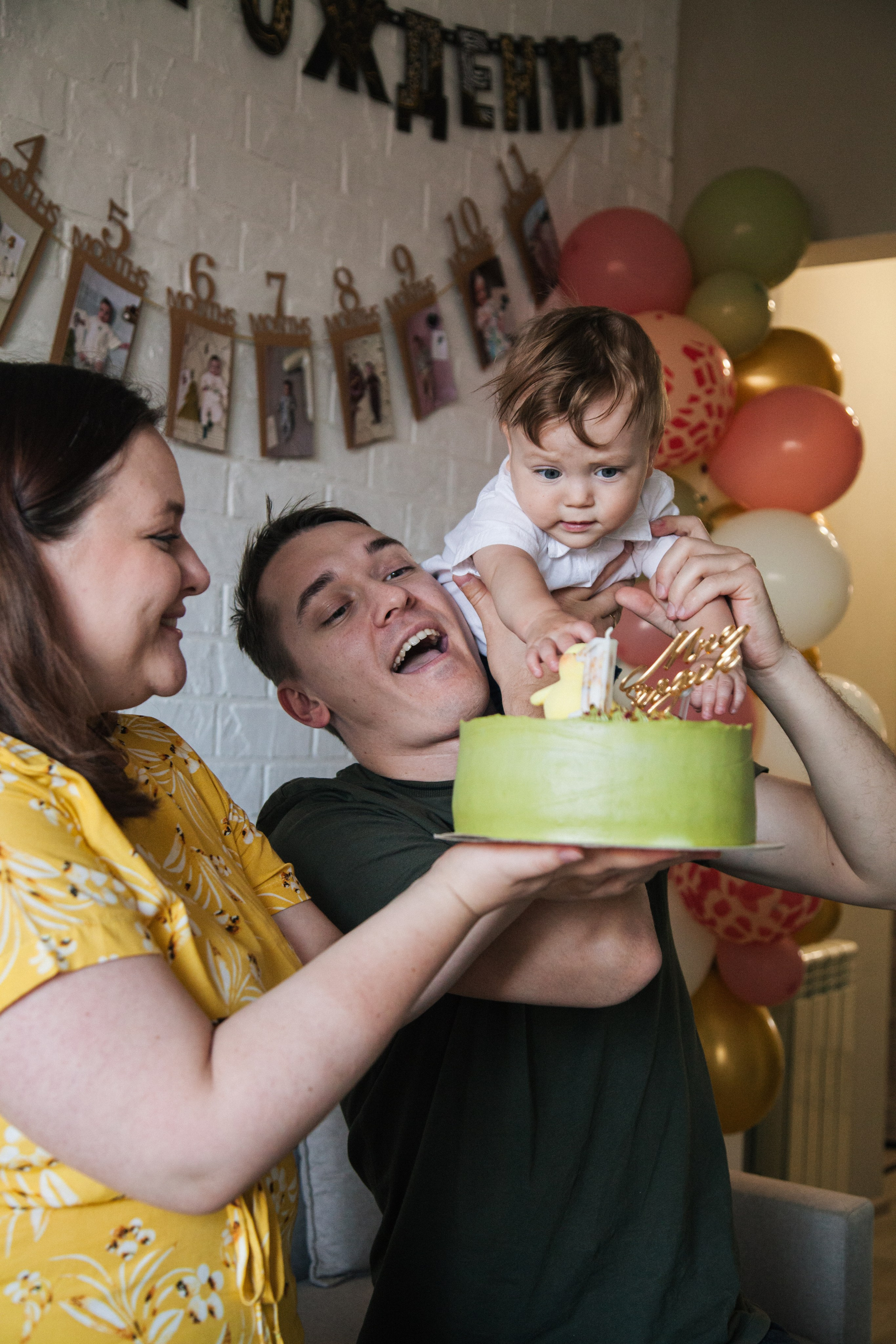 Домашний день рождения. Семейный и детский фотограф Ксения Батищева