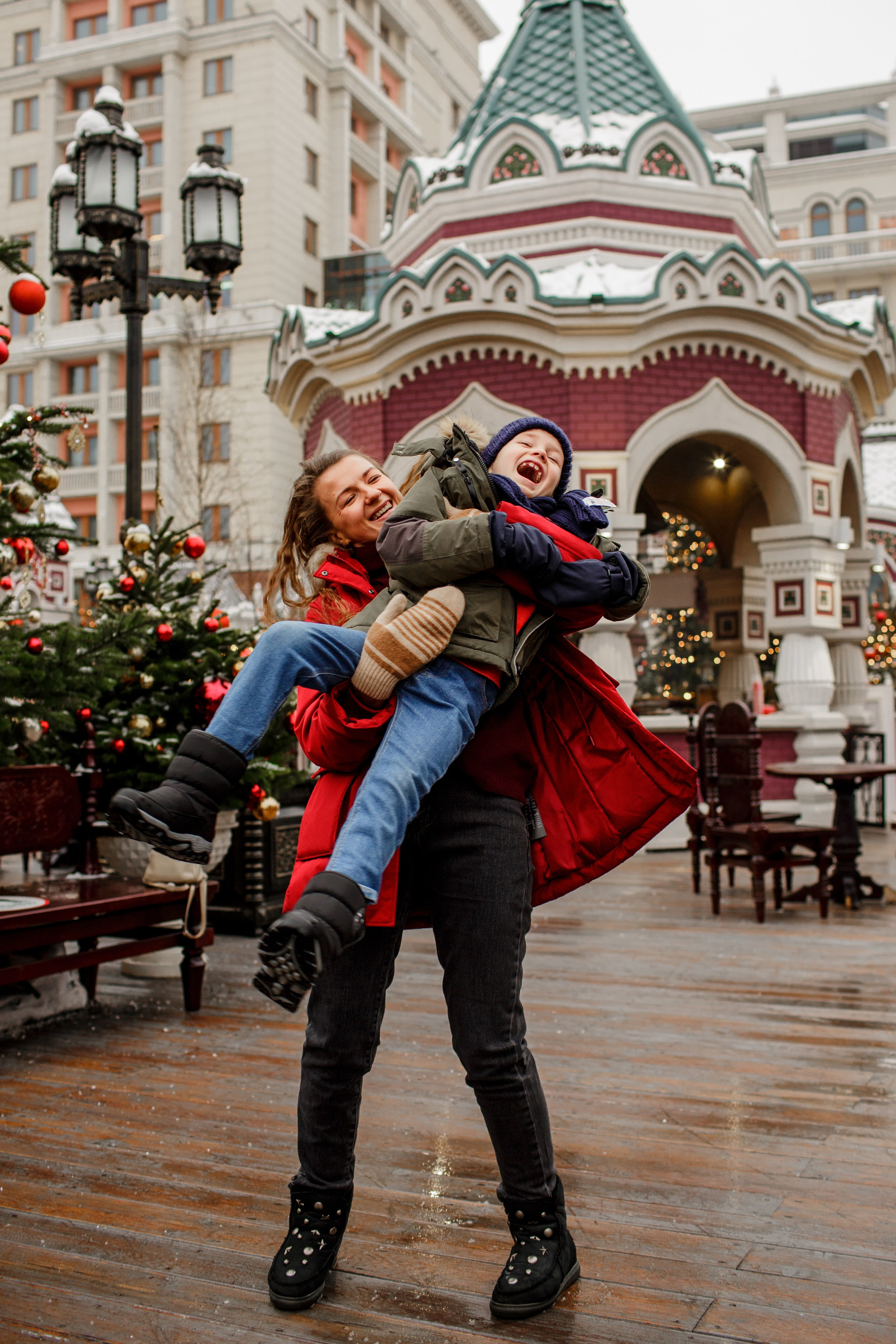 Новогодняя фотопрогулка в Москве. Свадебный фотограф Кирилл Белый