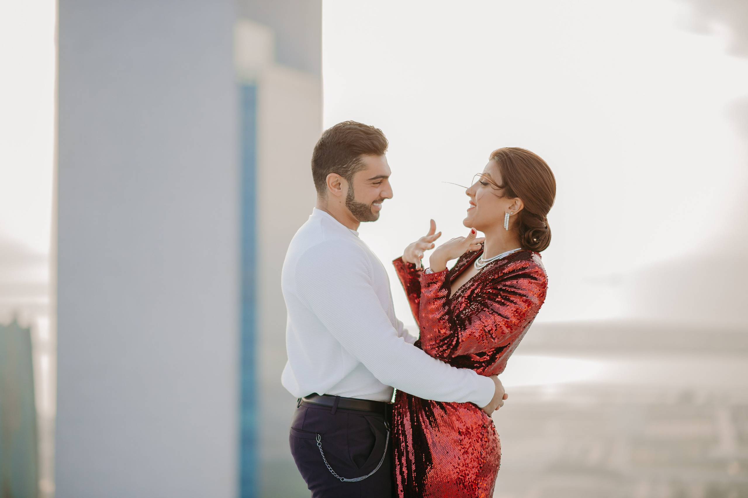 Love Story на высоте (Абу Даби). Фотограф в Москве и Санкт-Петербурге Дарина