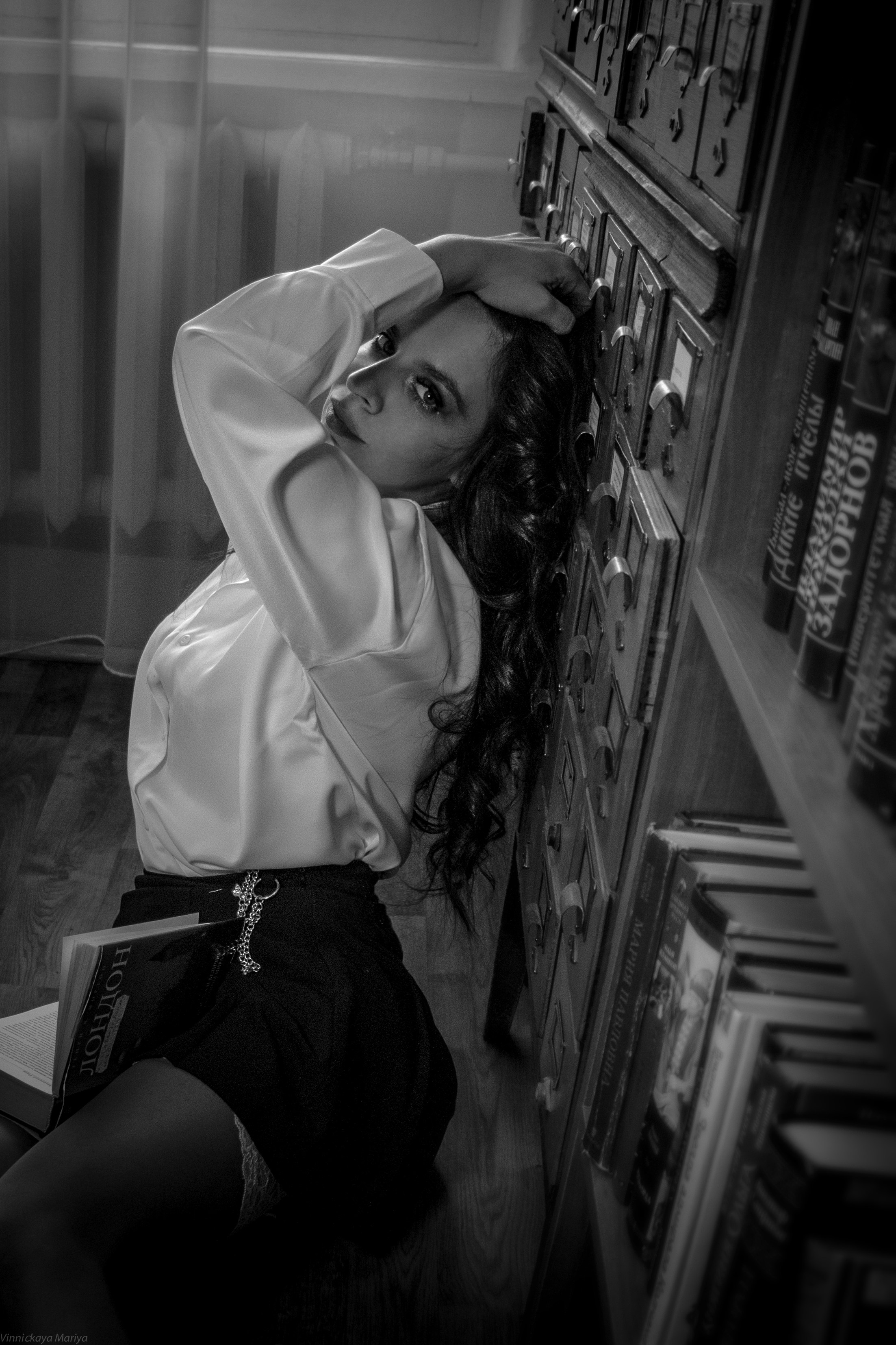 Нина . Библиотека. Фотограф Мария Винницкая