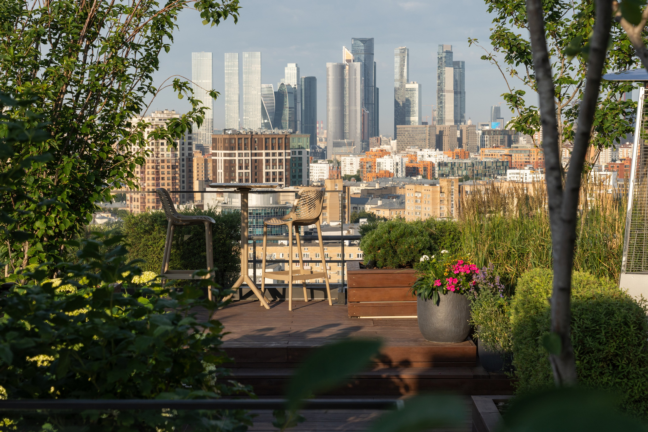 Brusnika office terrace, Moscow. Артамонов Александр | Архитектурный и ландшафтный фотограф
