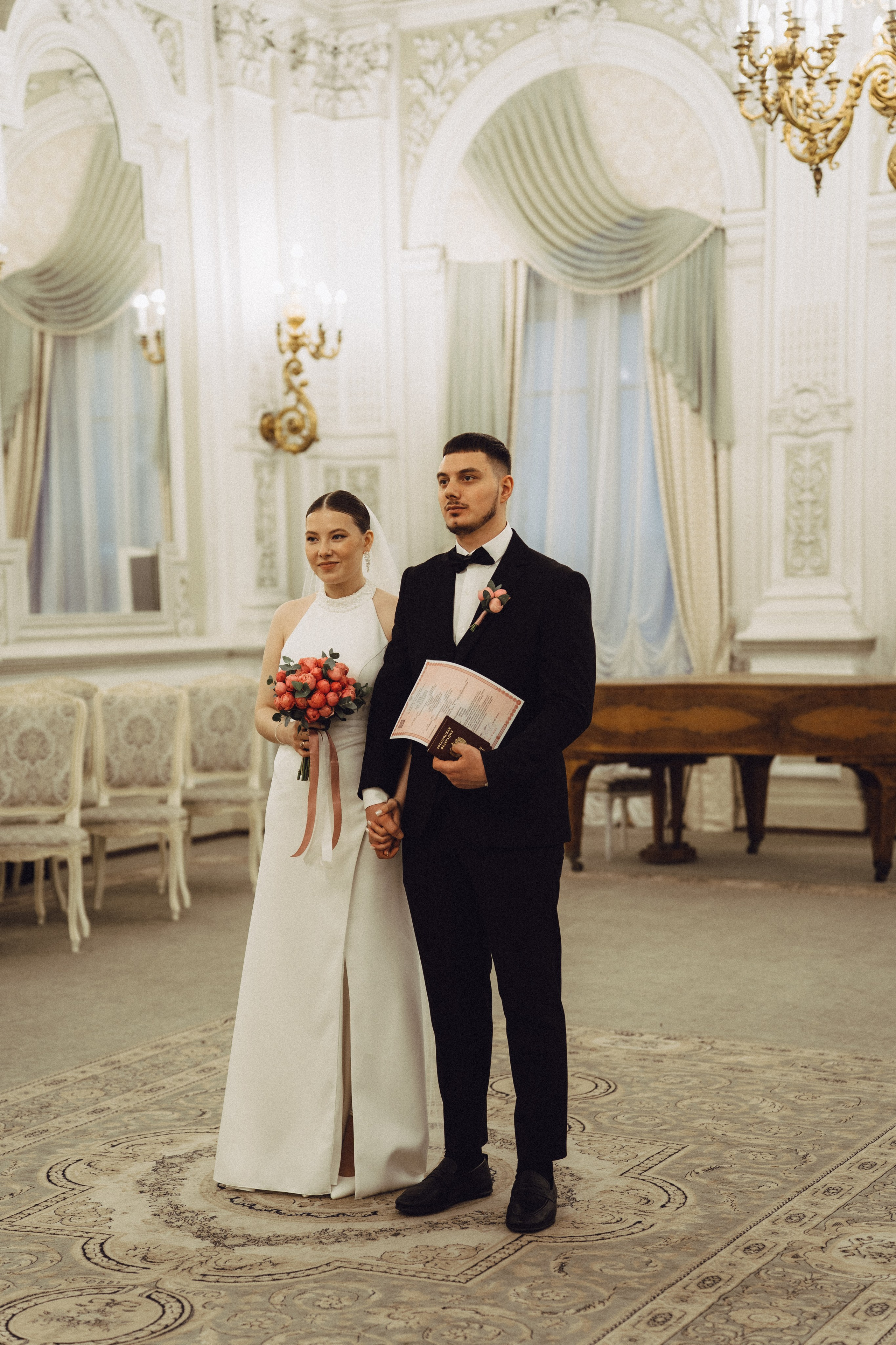 СВАДЕБНАЯ СЬЕМКА В ПЕВОМ ДВОРЦЕ БРАКОСОЧЕТАНИЯ. Профессиональный фотограф, Санкт-Петербург — Виктория Богомолова