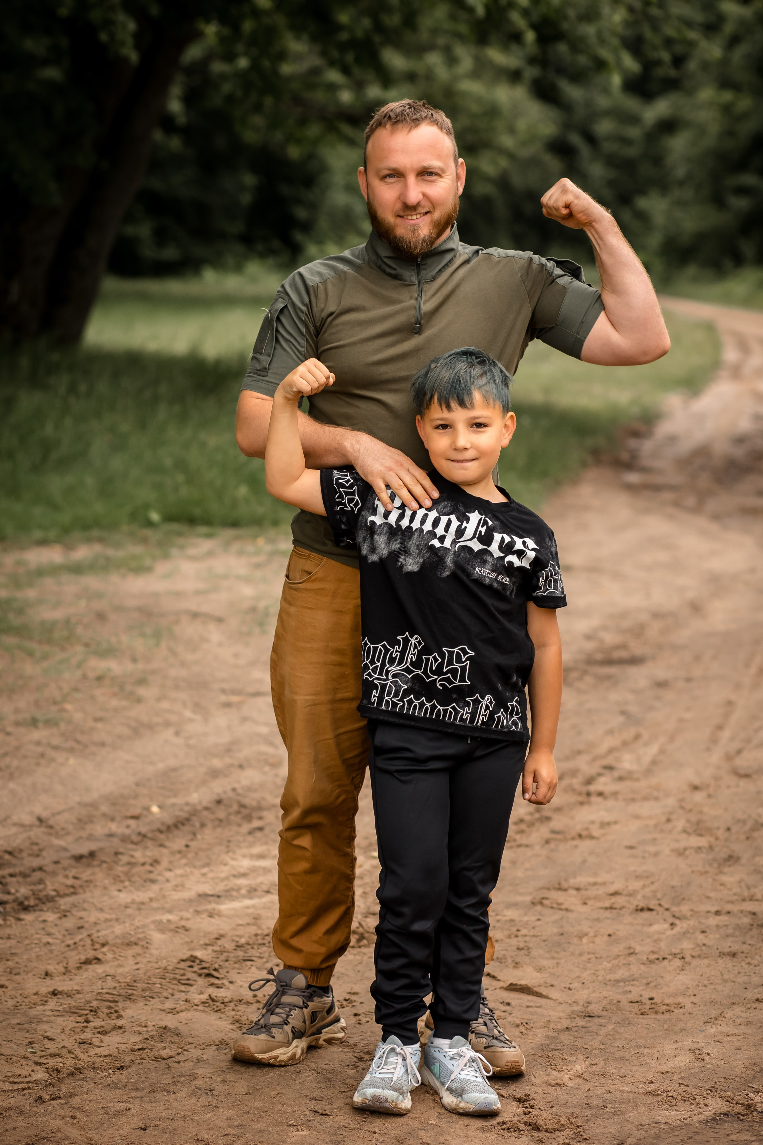 Катя с детками