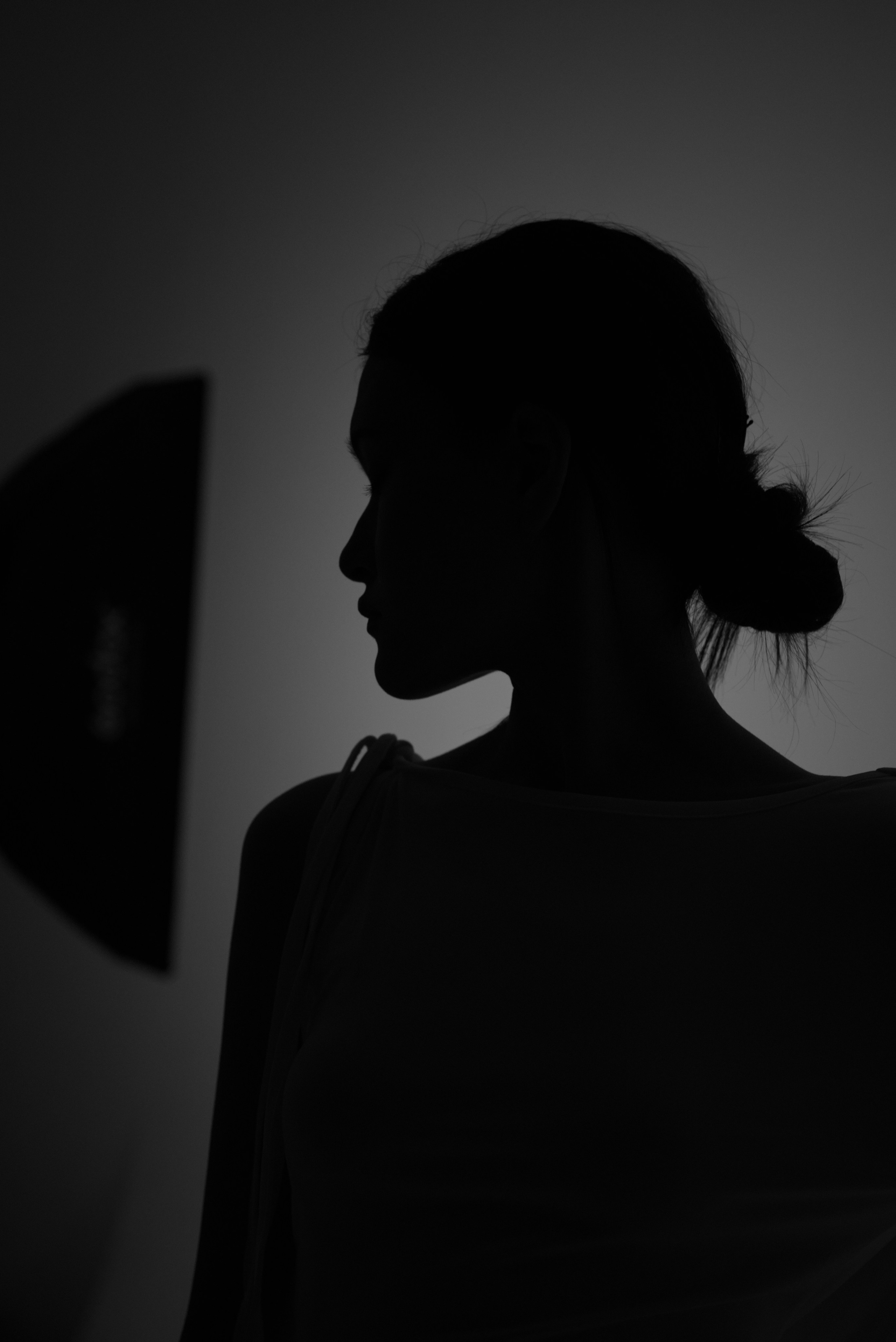 Силуэт чб с постоянным светом. Мир глазами Саши Д