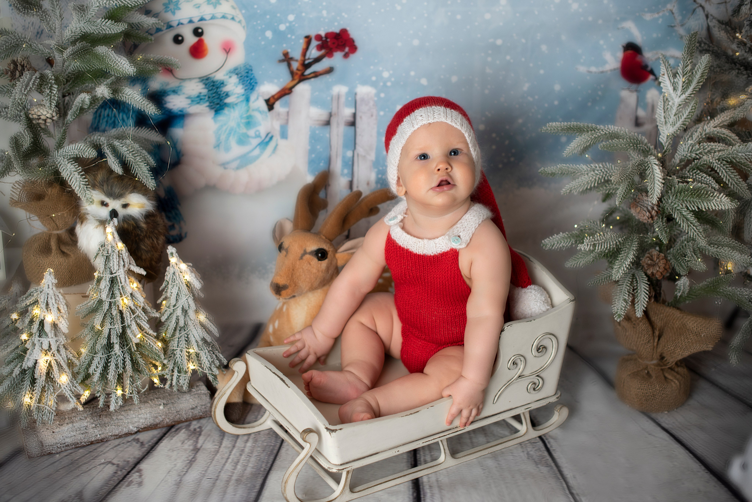 Новогодние. Детский фотограф новорожденных и детей постарше в Хабаровске Елена Обуховская