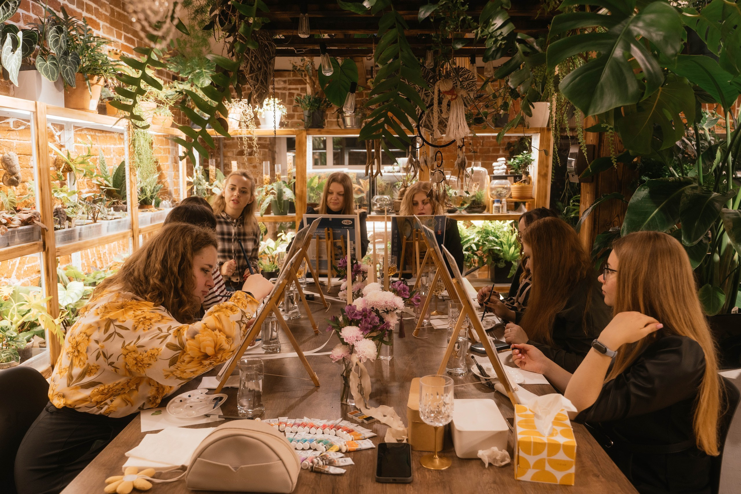 Мастер-класс по рисованию на день рождения. Свадебный, семейный фотограф в Рязани Лена Брант