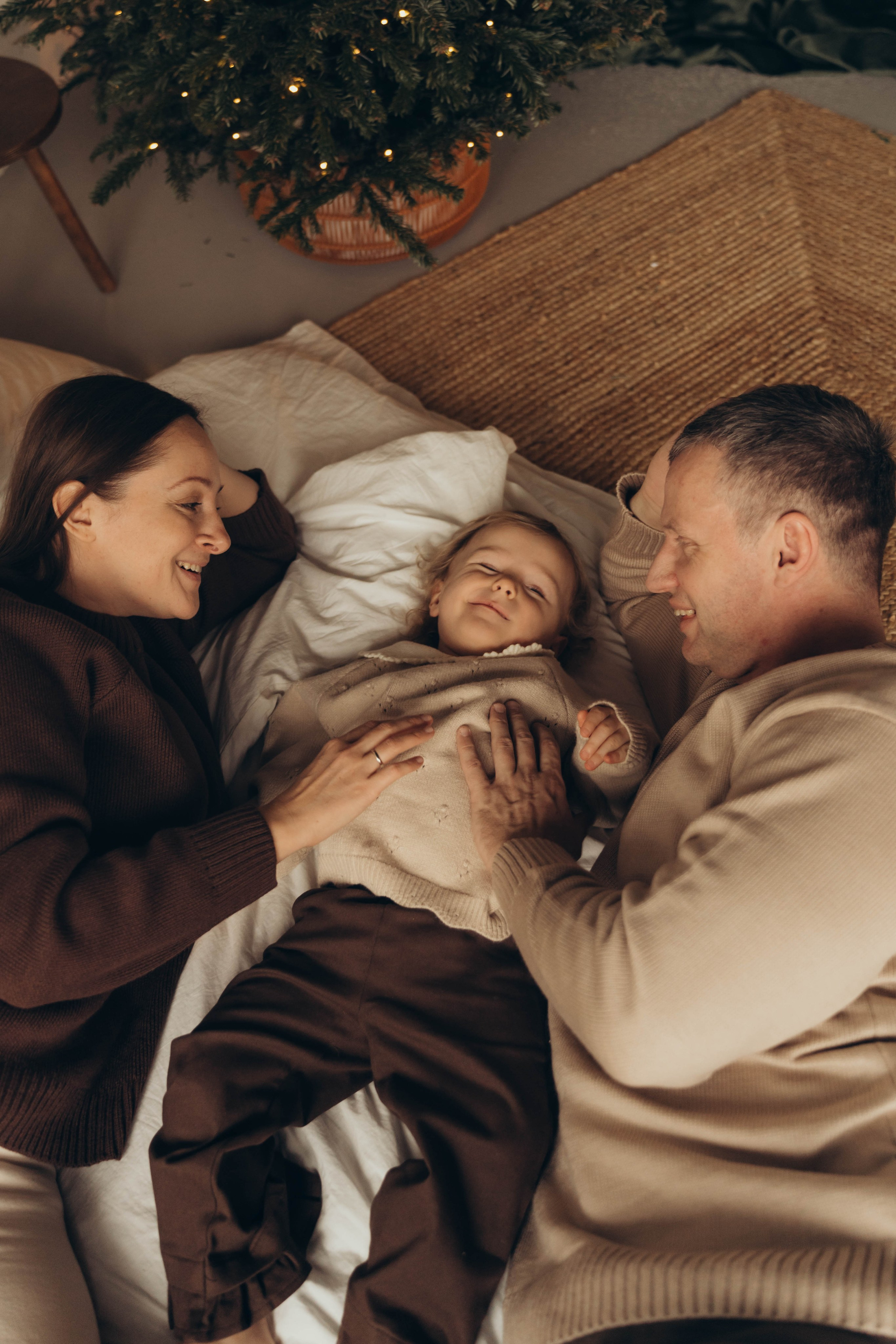 Екатерина, Николай и малышка Аня