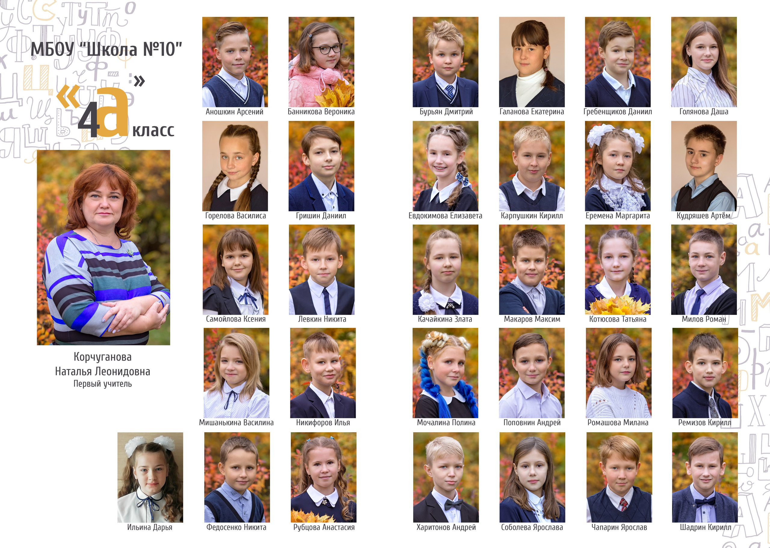 Выпускной альбом на 2 разворота. Главная