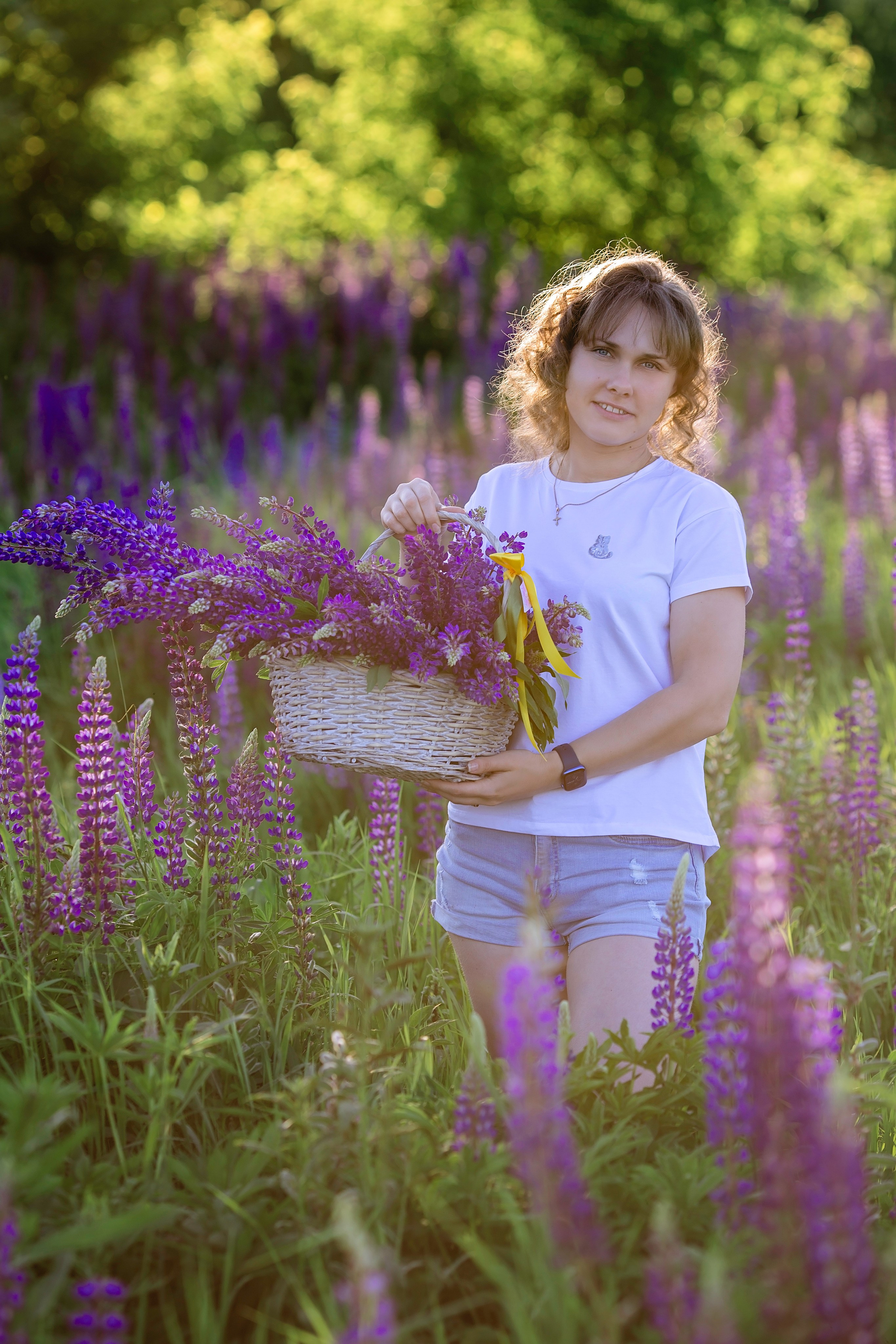 Индивидуальная фотосессия в люпинах (Анна). Главная