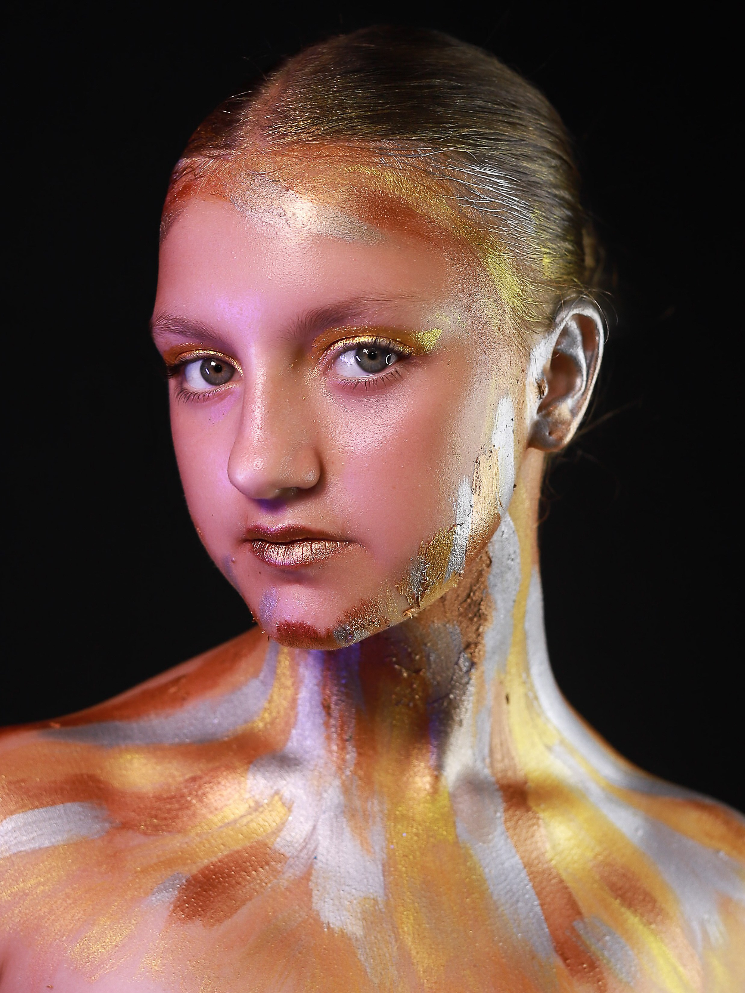 Портреты с глитер. Фотограф Юлия Мальцева