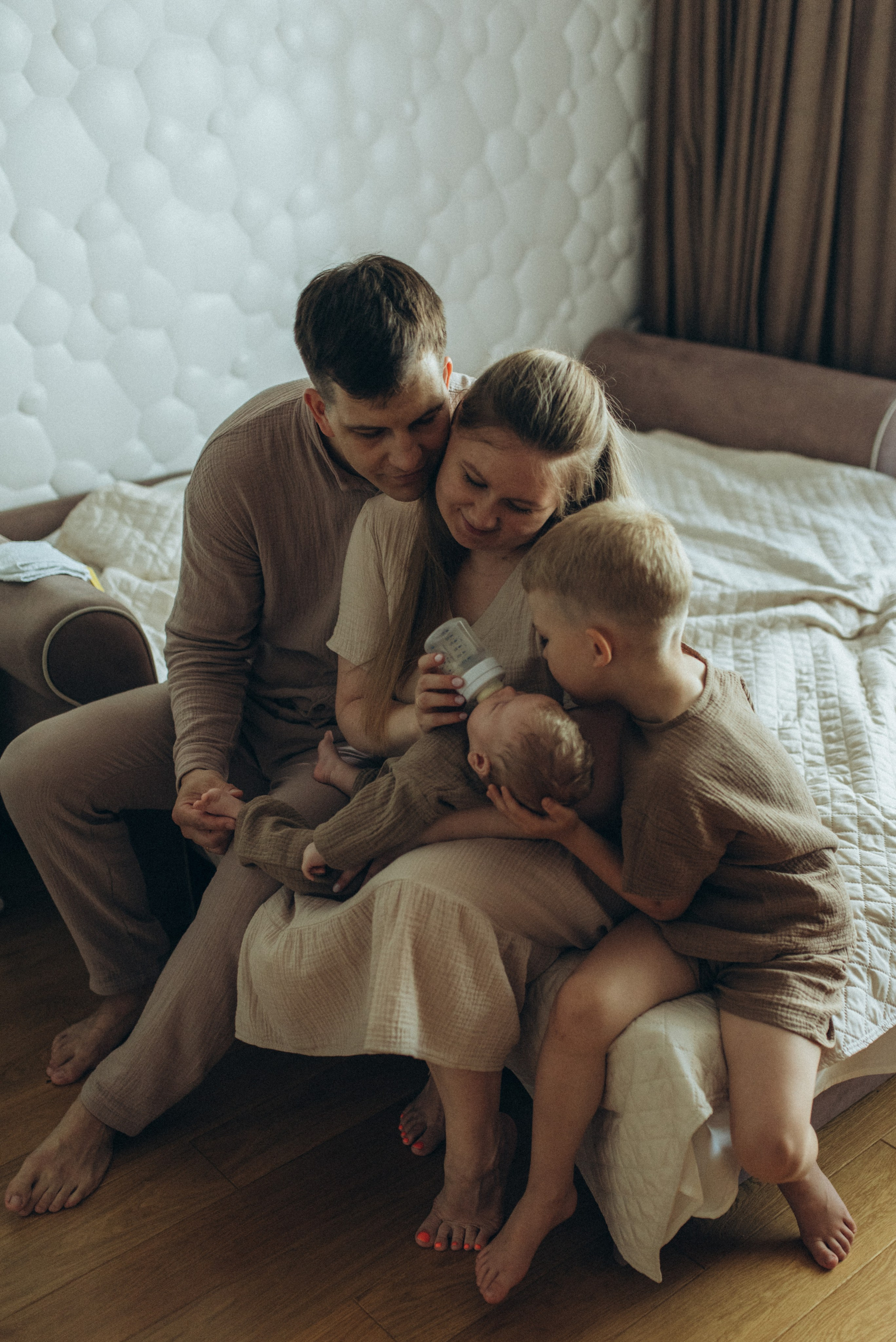 Уютная домашняя съемка. Семейный фотограф в Москве Екатерина Север