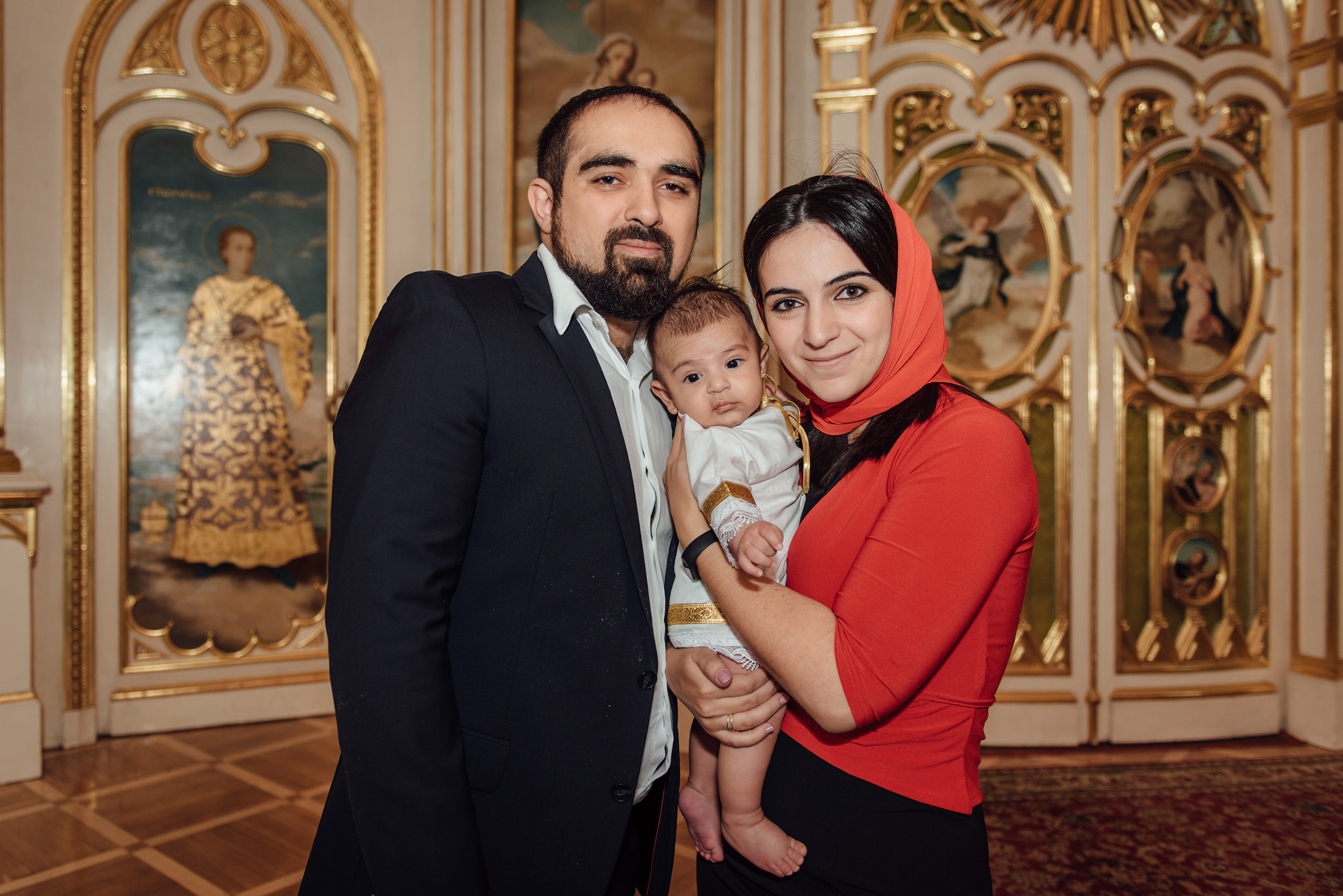 Крещение в храме Рождества св. Иоанна Предтечи, Чесменская церковь. Свадебный фотограф в Санкт-Петербурге Венера Ахметова