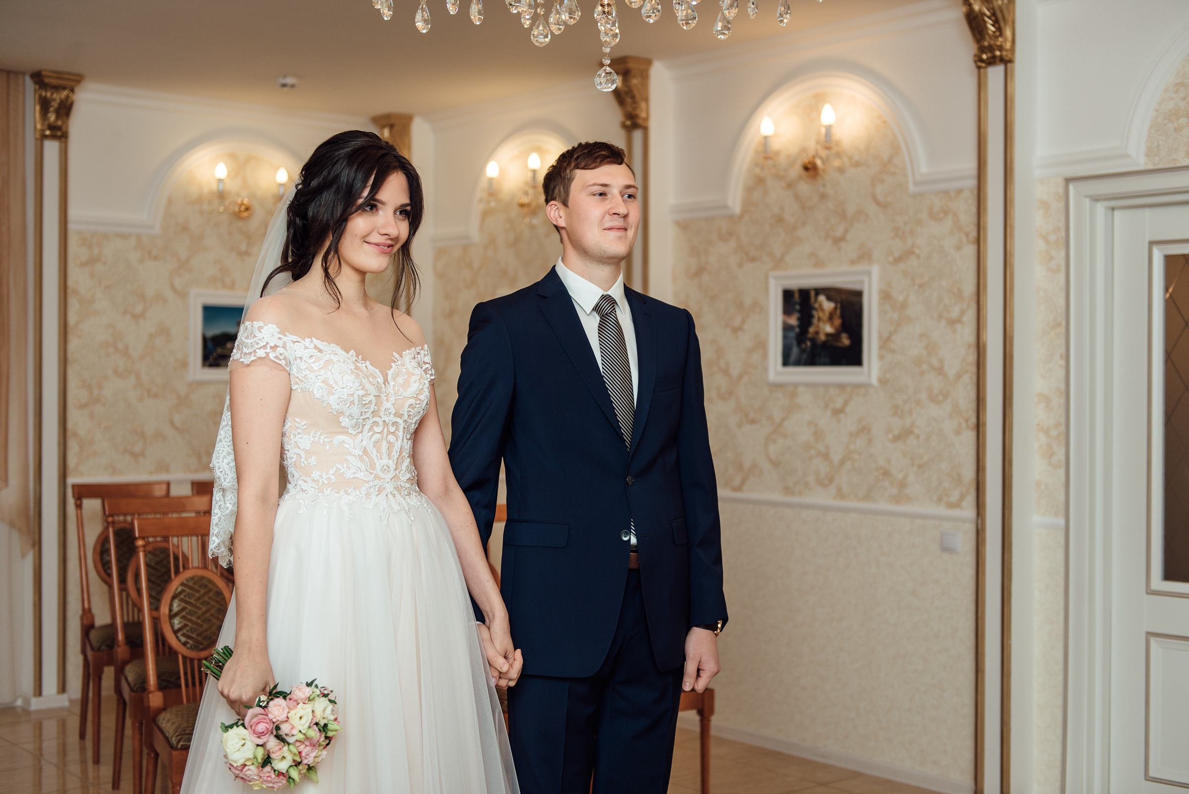 Свадебная фотосессия Ольги и Павла в Петергофе. Свадебный фотограф в Санкт-Петербурге Венера Ахметова