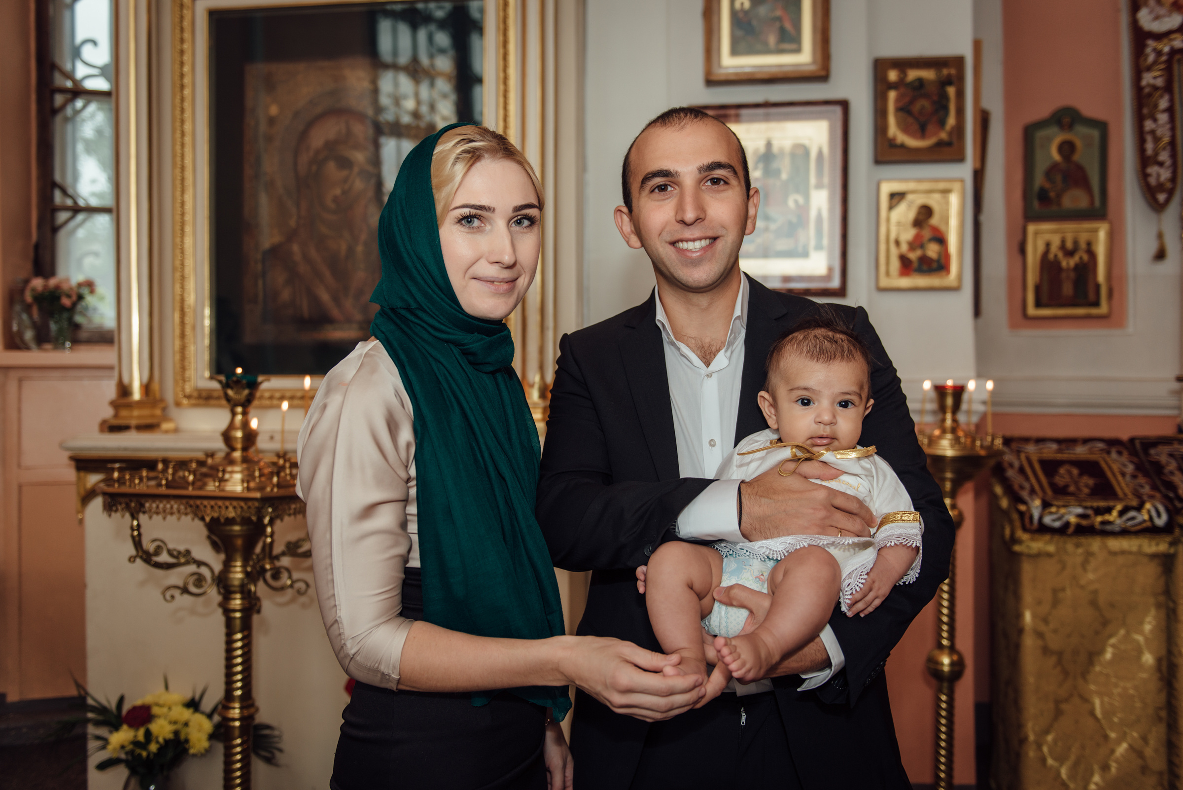 Крещение в храме Рождества св. Иоанна Предтечи, Чесменская церковь. Свадебный фотограф в Санкт-Петербурге Венера Ахметова