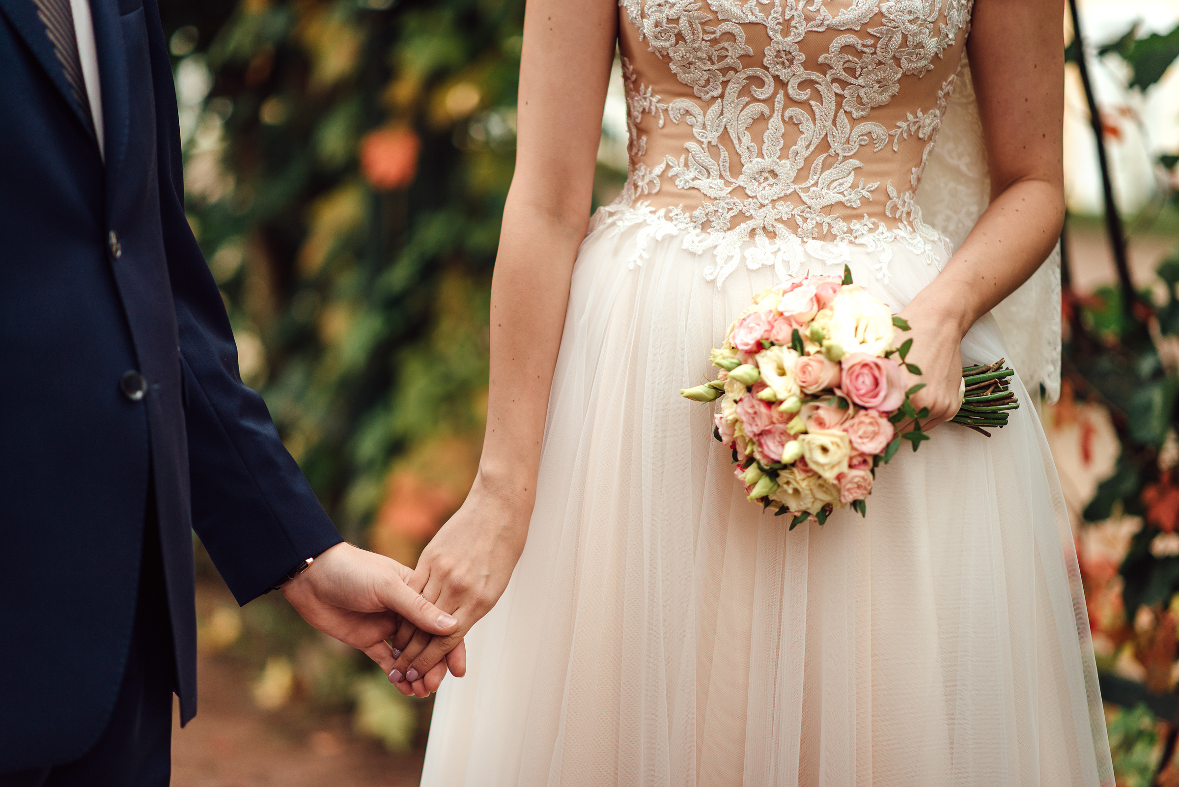 Свадебная фотосессия Ольги и Павла в Петергофе. Свадебный фотограф в Санкт-Петербурге Венера Ахметова