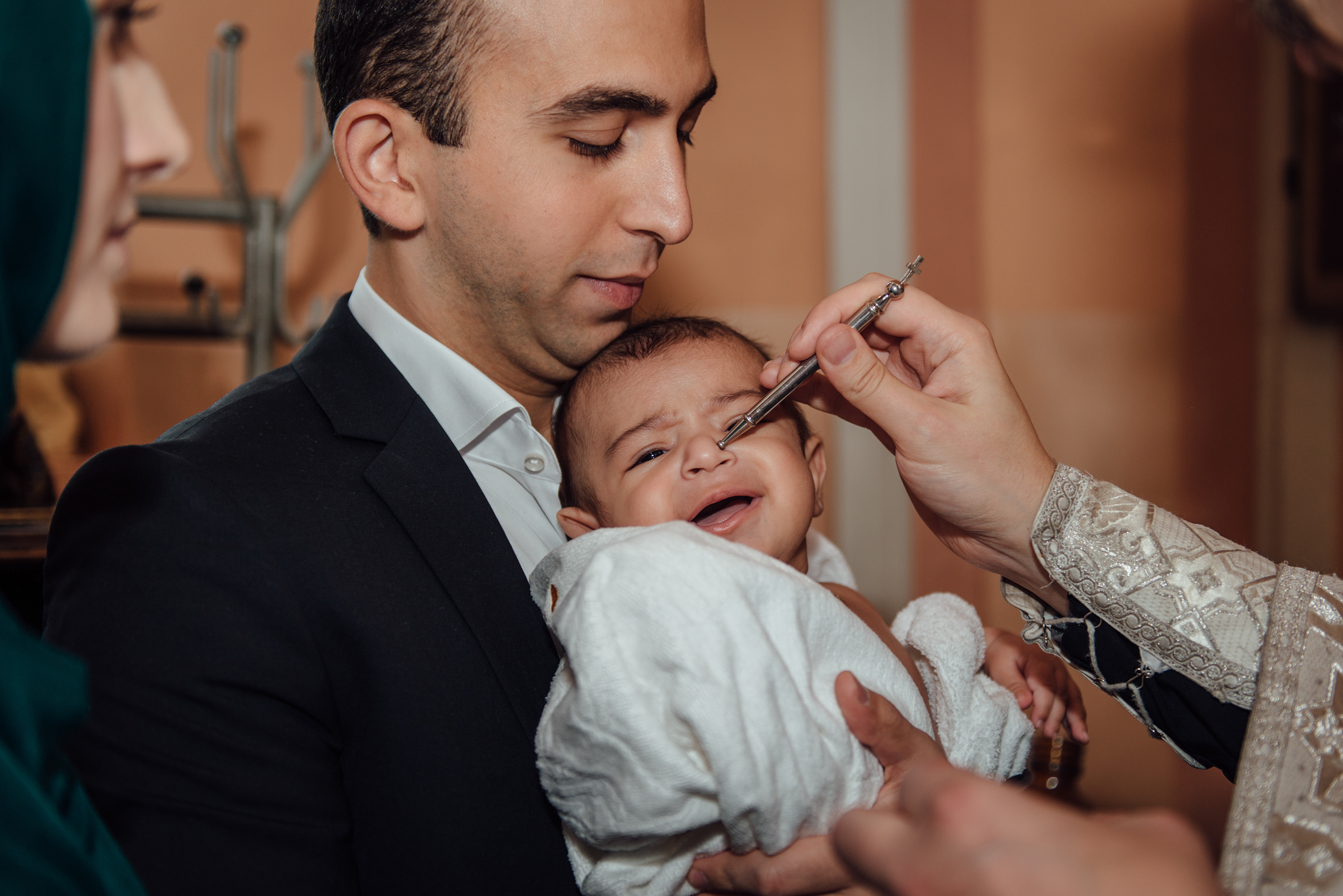 Крещение в храме Рождества св. Иоанна Предтечи, Чесменская церковь. Свадебный фотограф в Санкт-Петербурге Венера Ахметова