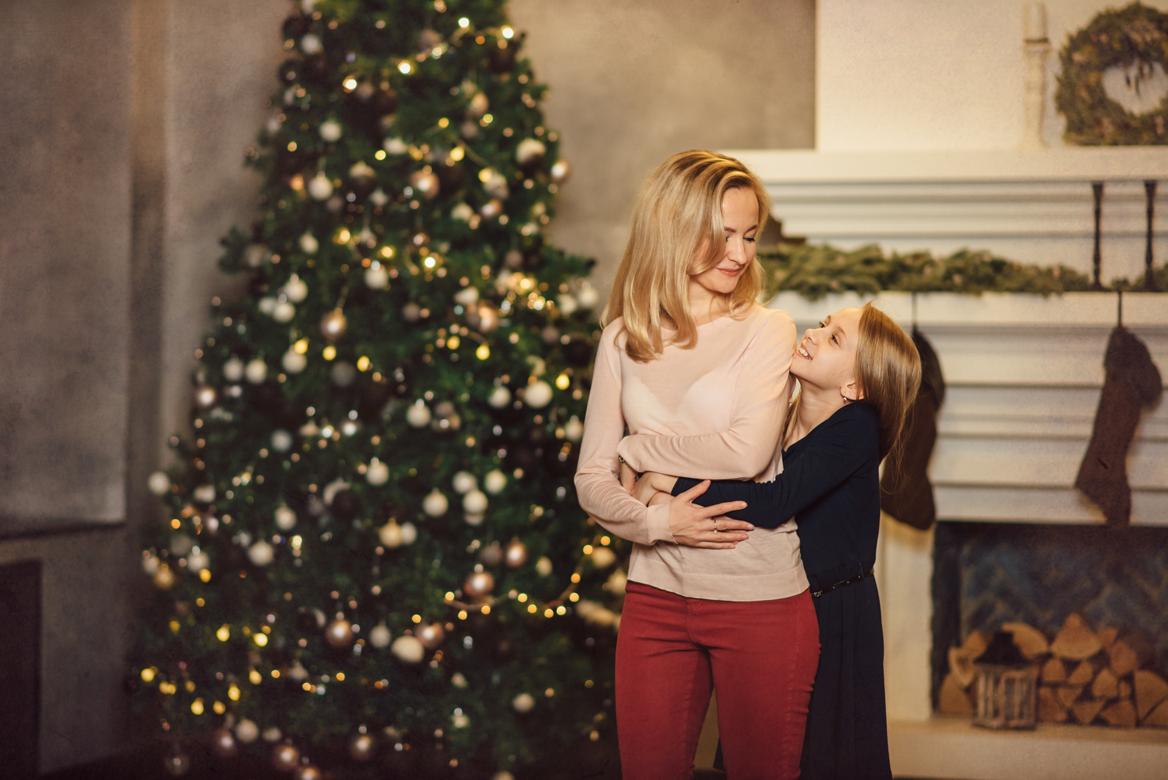 Новогодняя семейная фотосессия в студии 212. Свадебный фотограф в Санкт-Петербурге Венера Ахметова