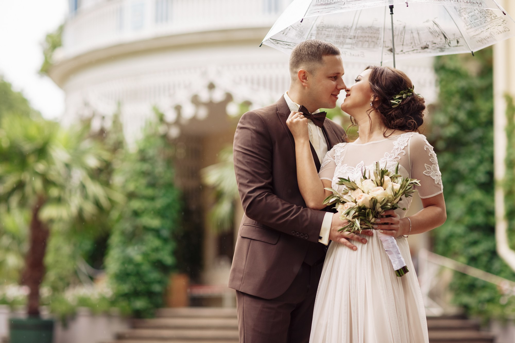 Выездная регистрация в Амбар № 1 в Петергофе. Свадебный фотограф в Санкт-Петербурге и Петергофе Андрей Заяц
