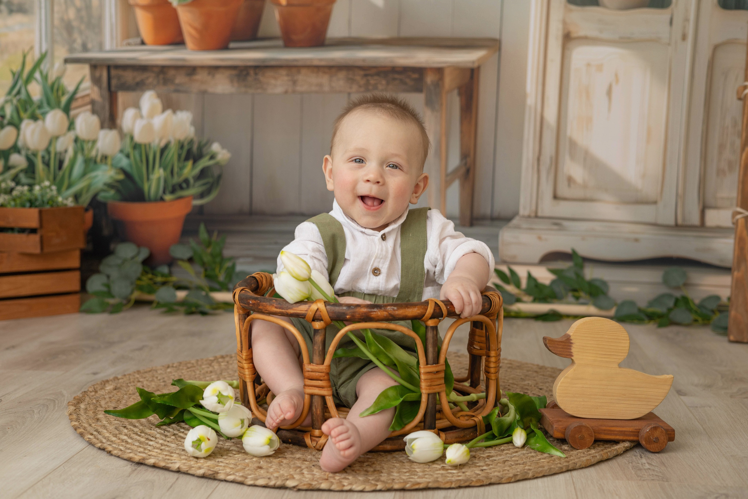 «Тюльпанчики». «Вкадре» — фотосессия новорожденных Тула | детский фотограф в Туле