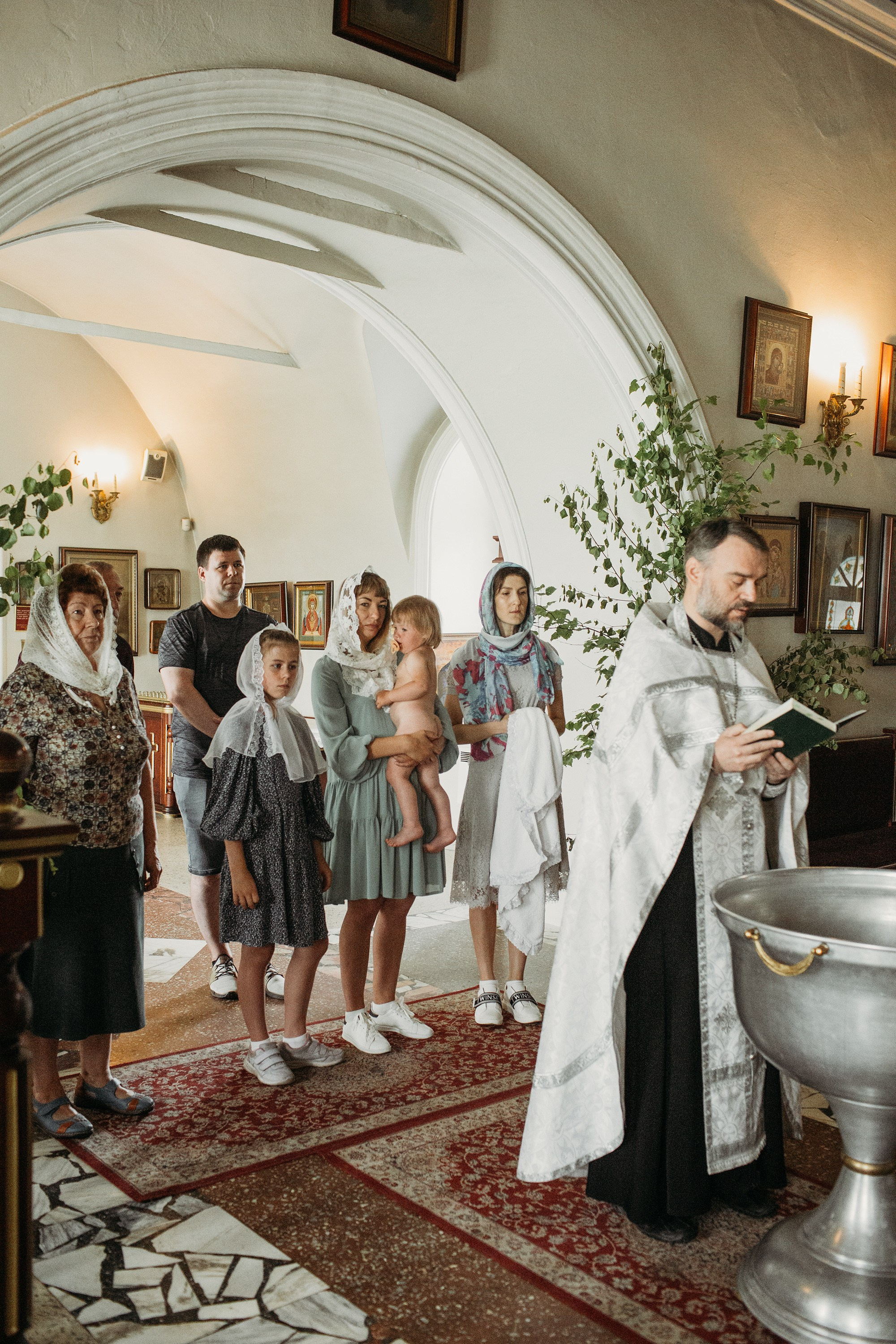 Крещение. Спасский храм с. Коларово. Семейный фотограф Томск