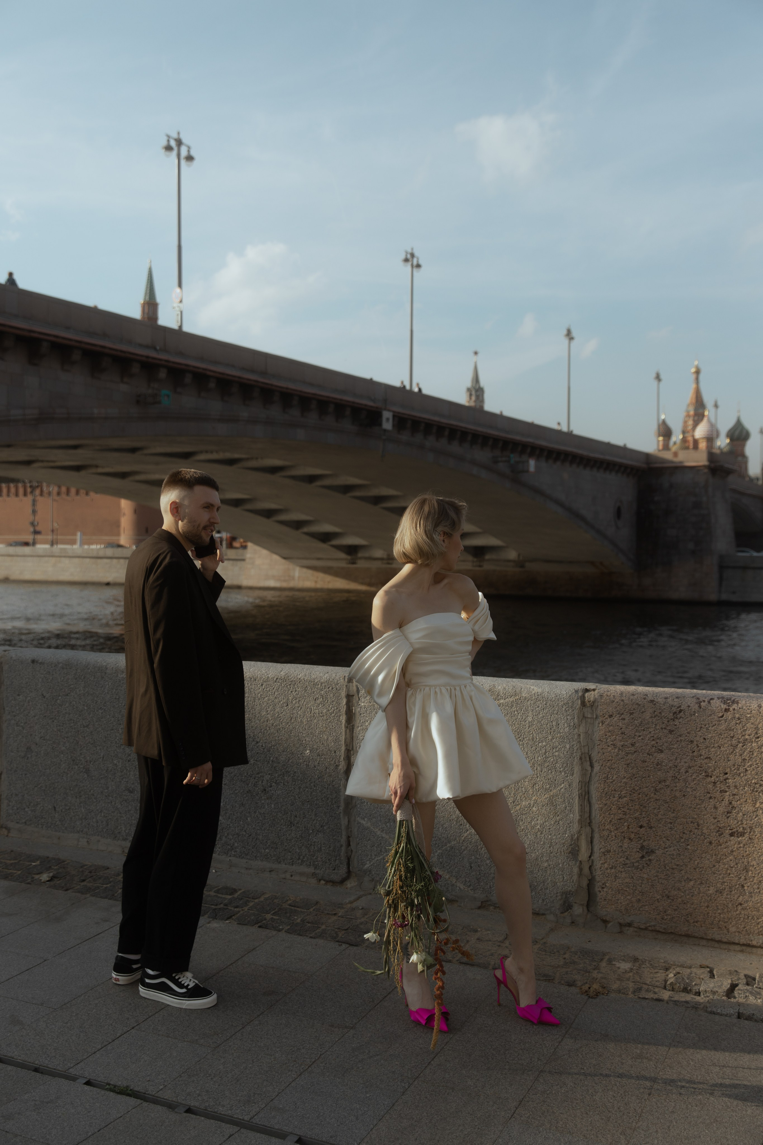 Анна и Никита, роспись и прогулка в Москве. Фотограф в Москве Екатерина Черненко