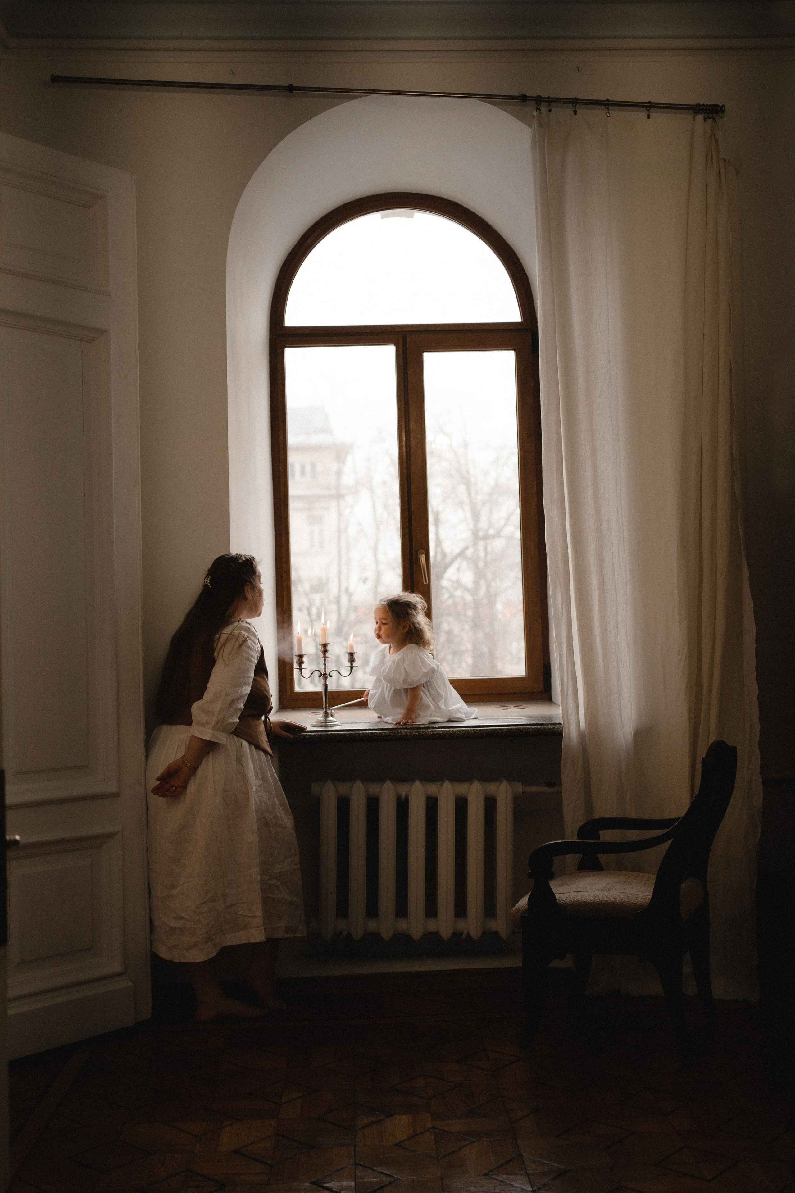 Винтажная фотосессия с дочкой. Семейный фотограф в Москве и в Домодедово Екатерина Патракова