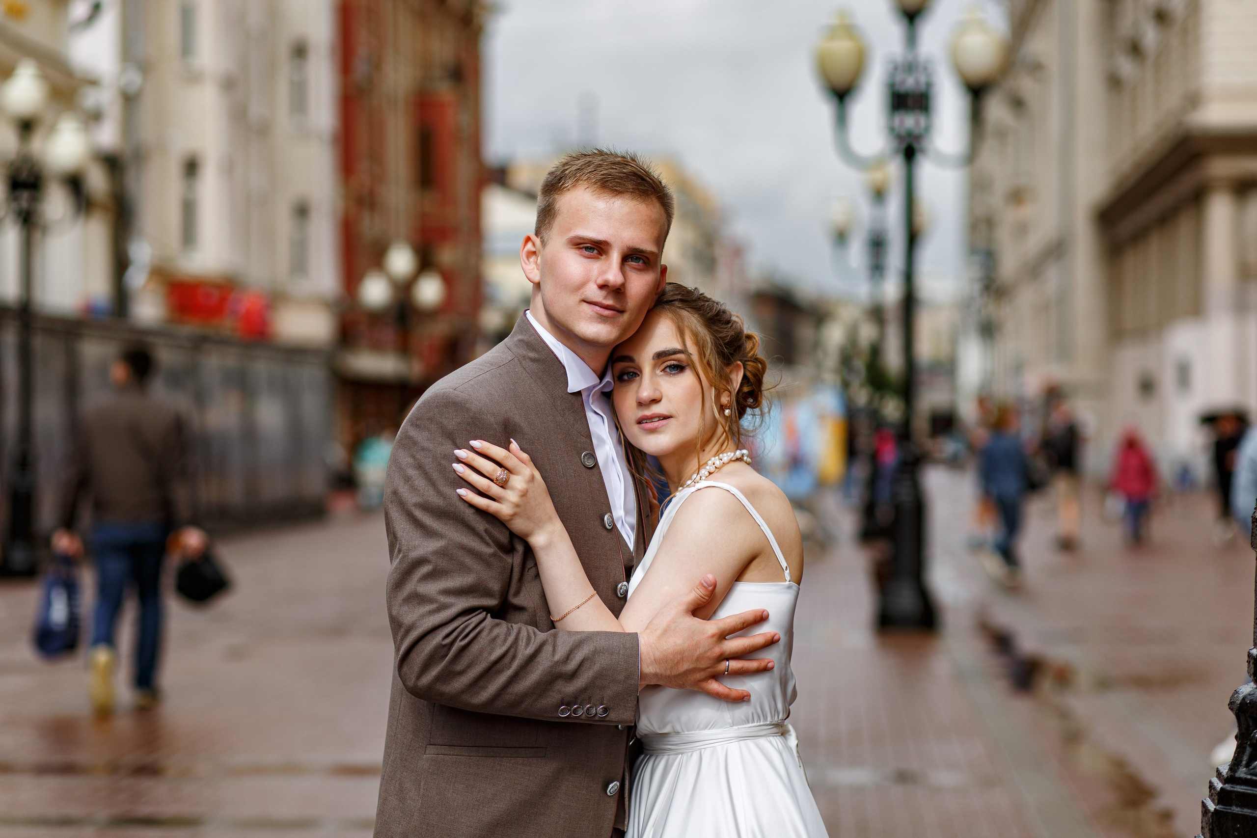 Свадебная фотосессия в городе и в фотостудии. Свадебный фотограф Москва и МО Сергей Киржаев