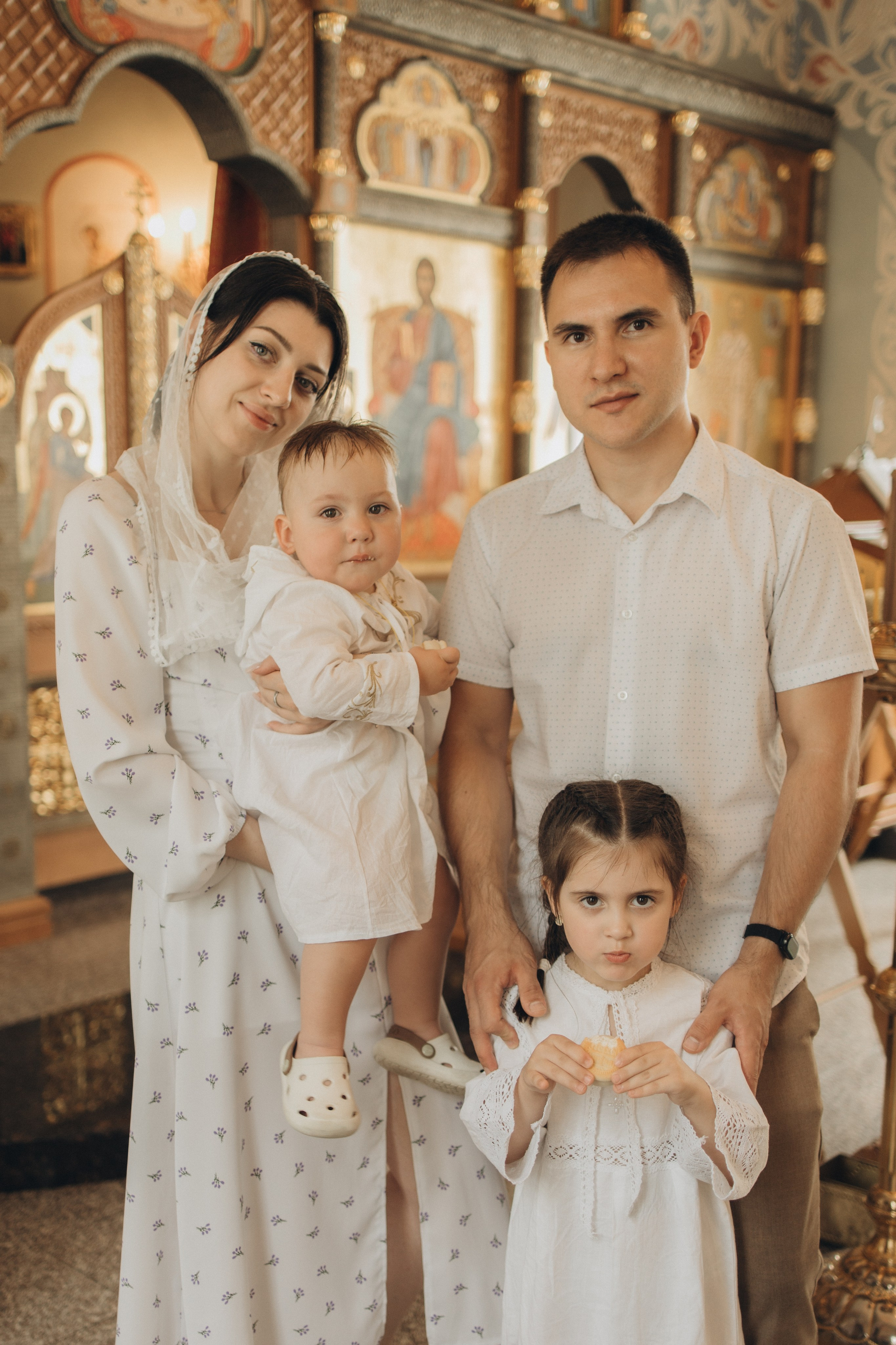 Таинство крещения. Семейный фотограф Москва и МО