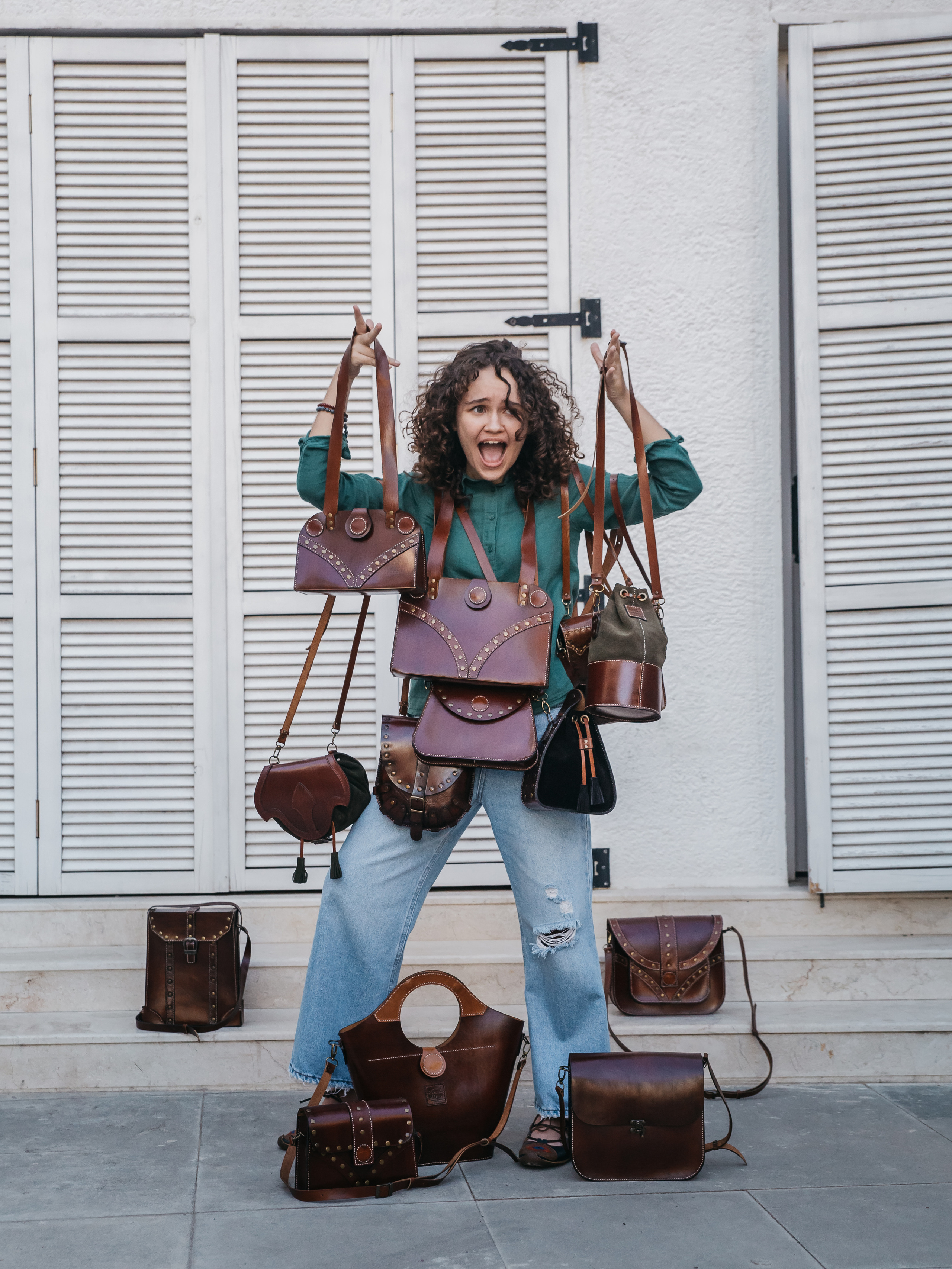 Photography of handmade leather bags. Профессиональный семейный и детский фотограф в Измире Ирина Эрон