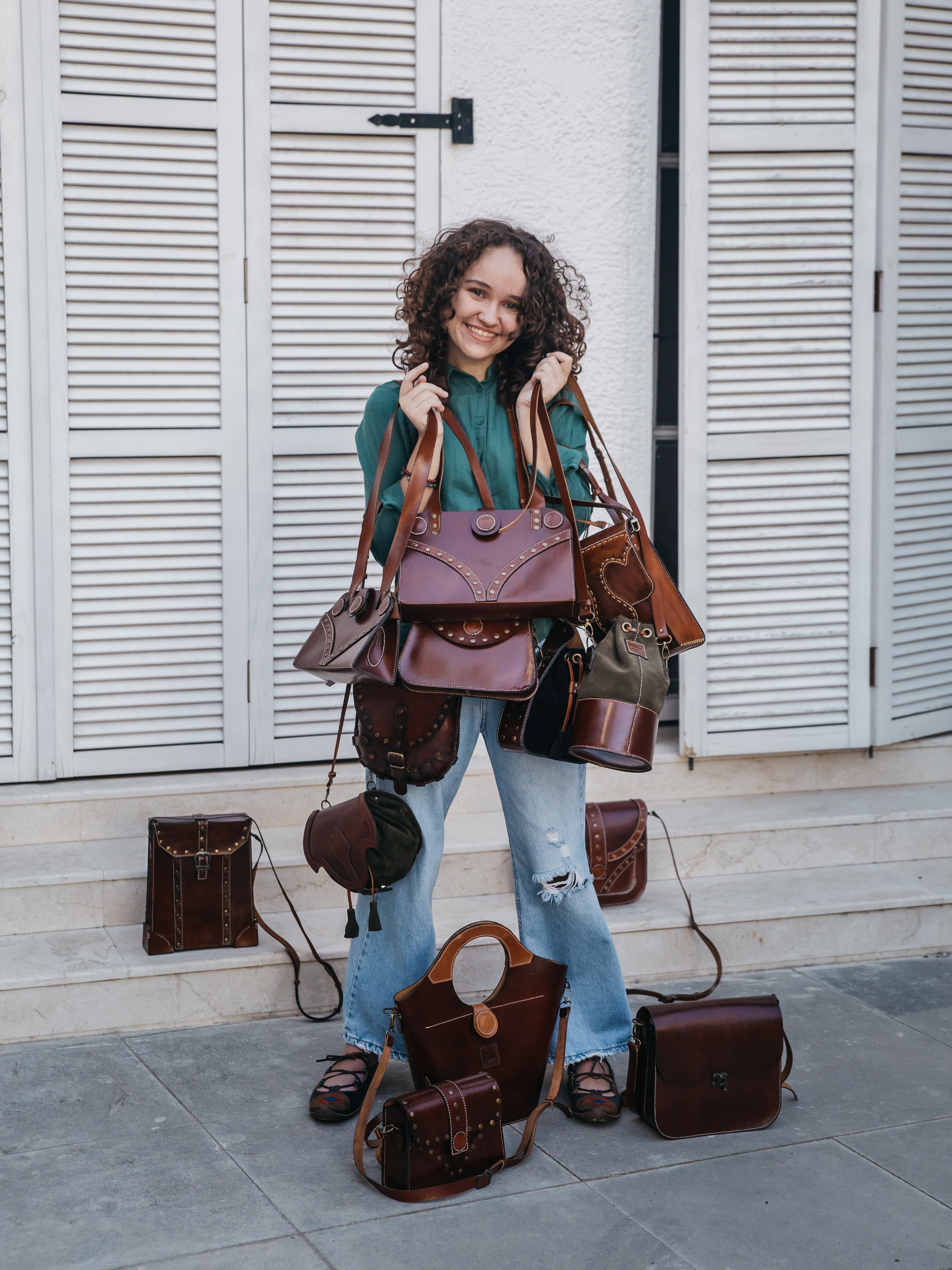 Photography of handmade leather bags. Профессиональный семейный и детский фотограф в Измире Ирина Эрон