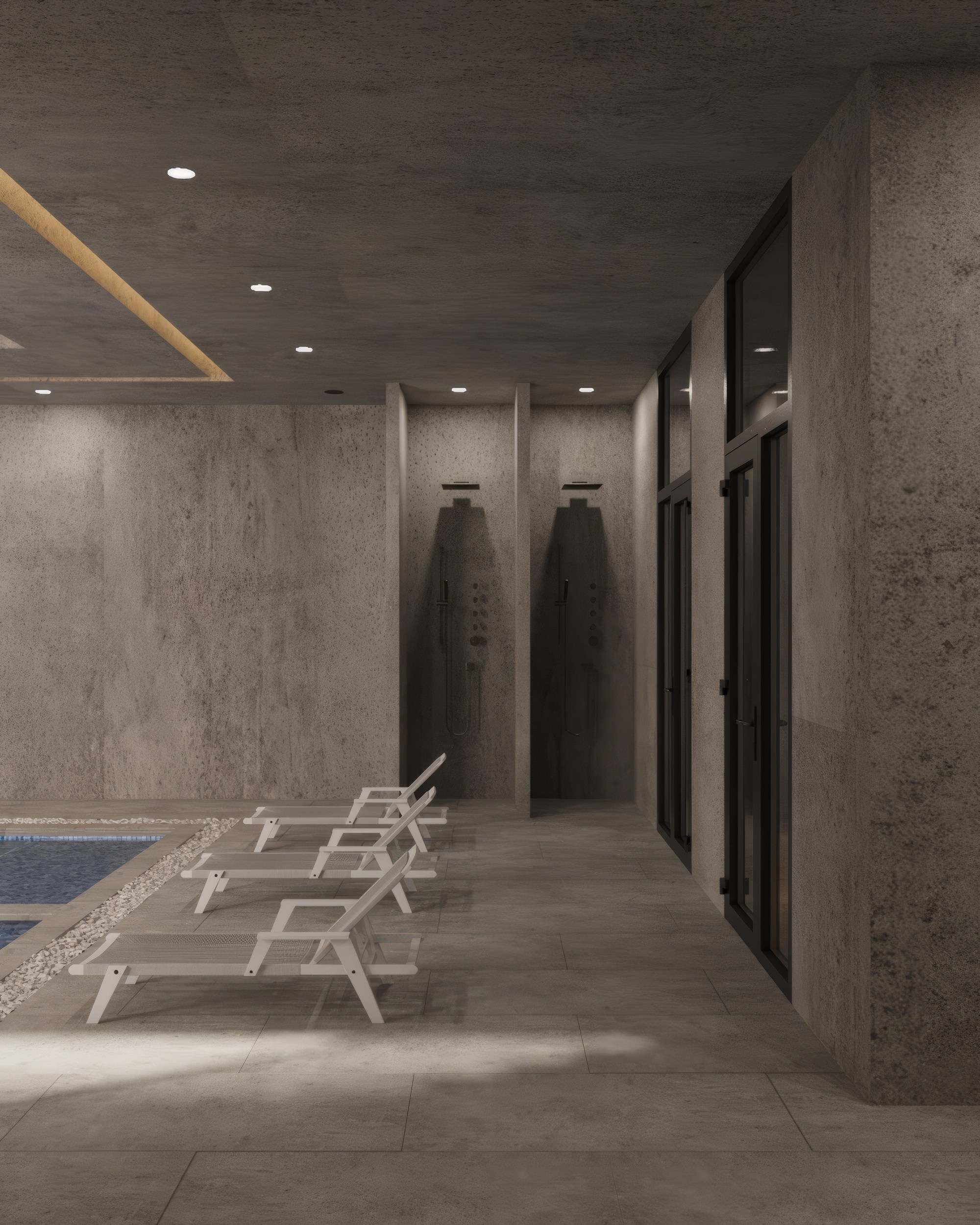 Дом с бассейном. Мансур Гусейнов дизайнер интерьеров г. Махачкала