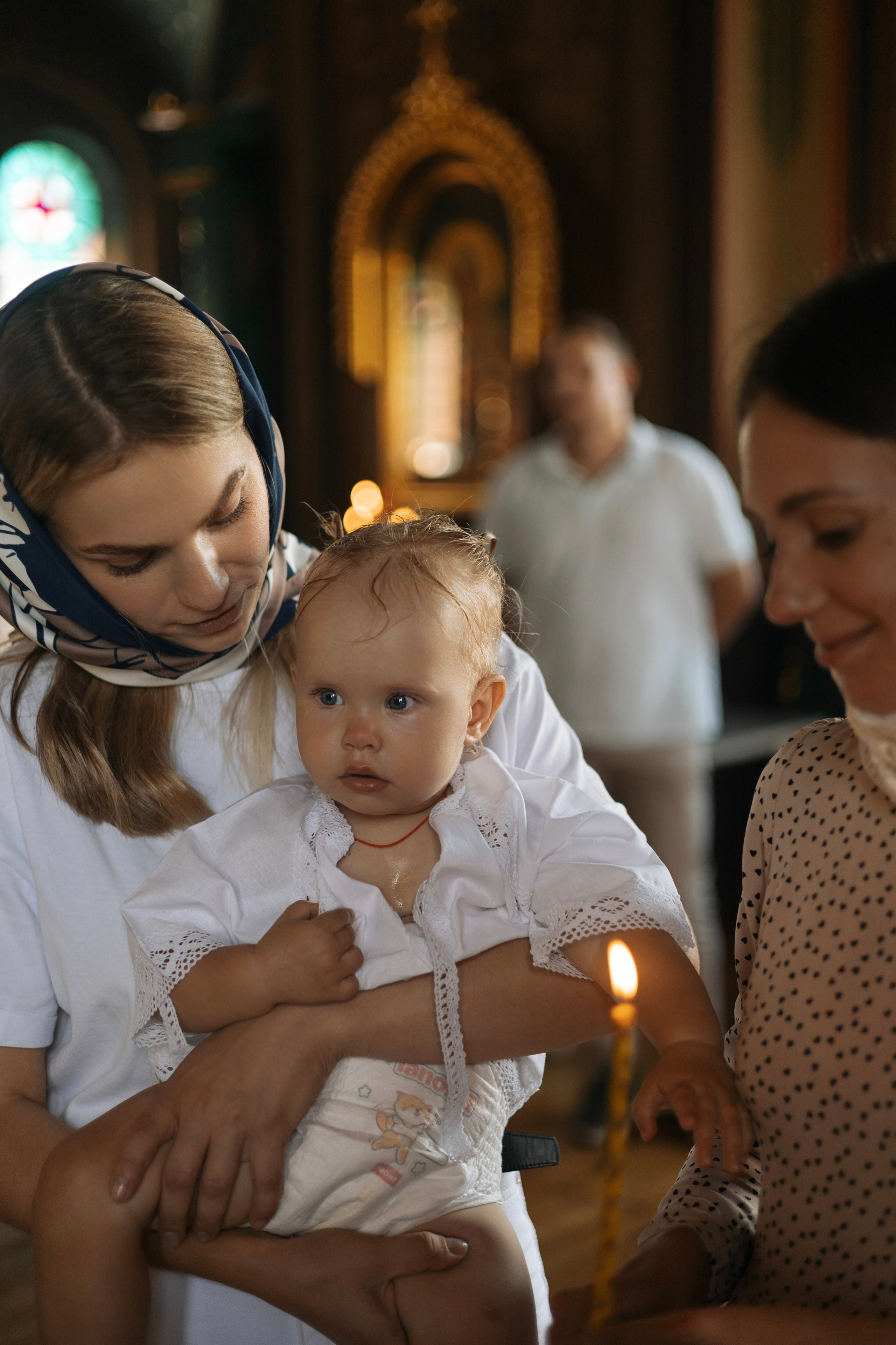 Крещение Варвары. Самый теплый фотограф в Краснодаре Рябоконь Ксения