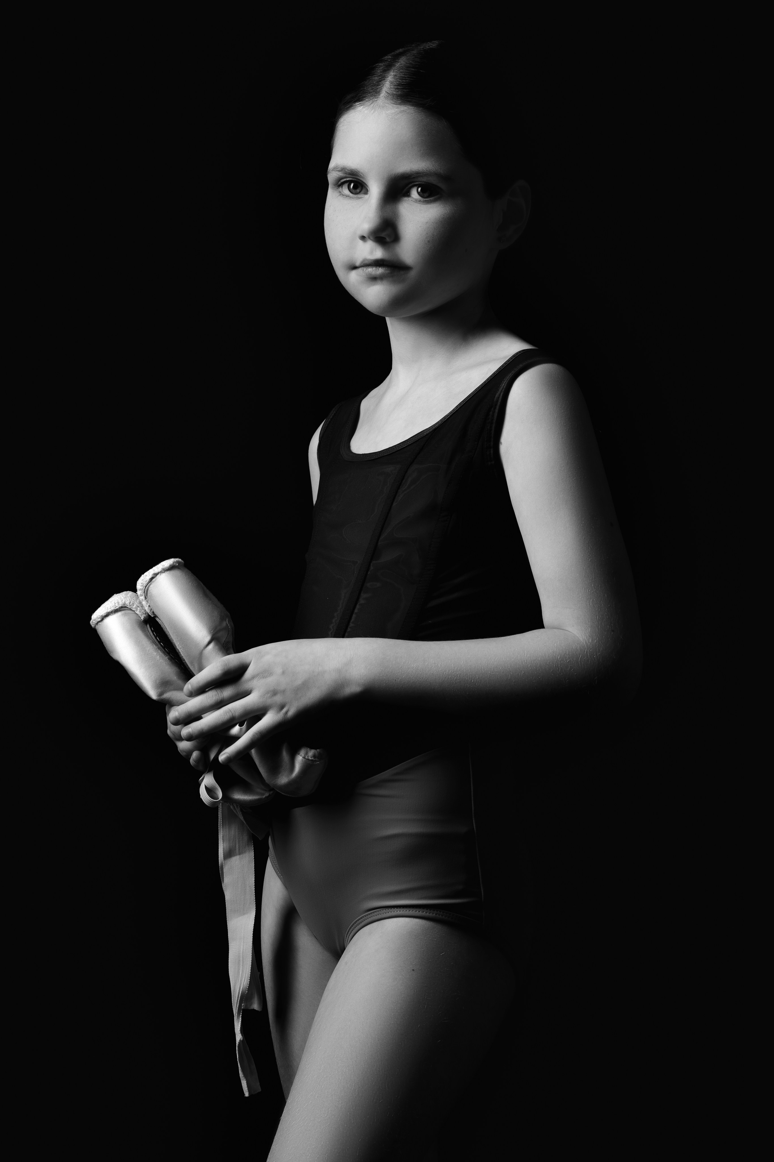 Портретная фотосессия в стиле «Минимализм»: балет и спорт. Виктория Беник