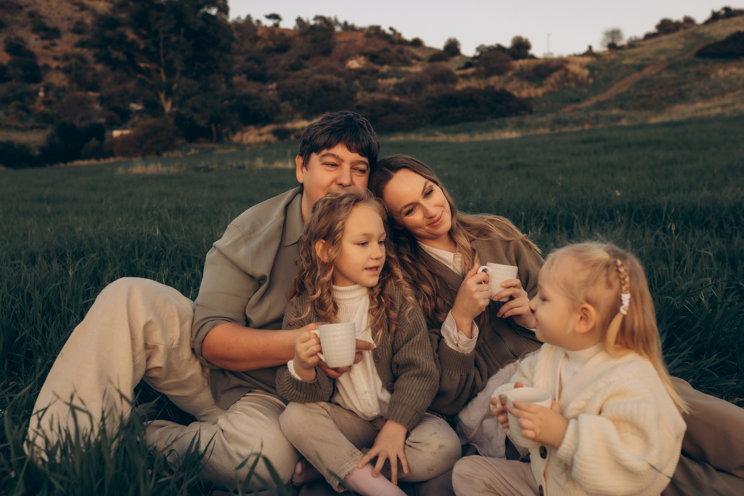 A warm afternoon in the field, just us and the time to be together. Katerina Nord | Wedding and Couple Photographer in Germany and Europe