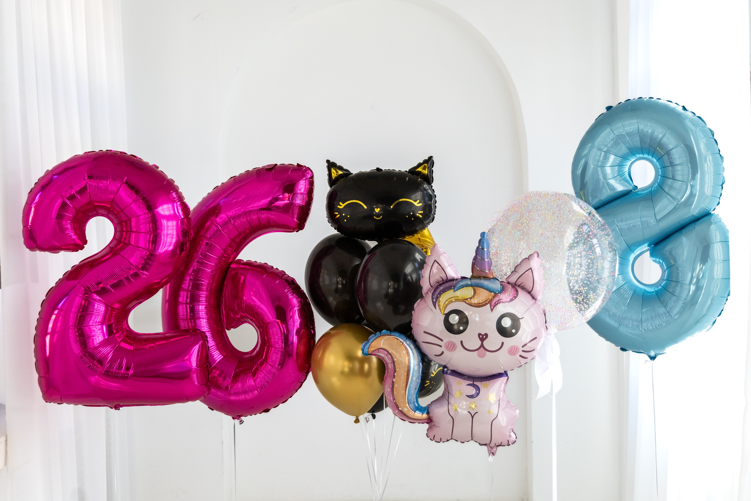 Детские цифры и композиции. Доставка воздушных шаров по Санкт-Петербургу и лен. области