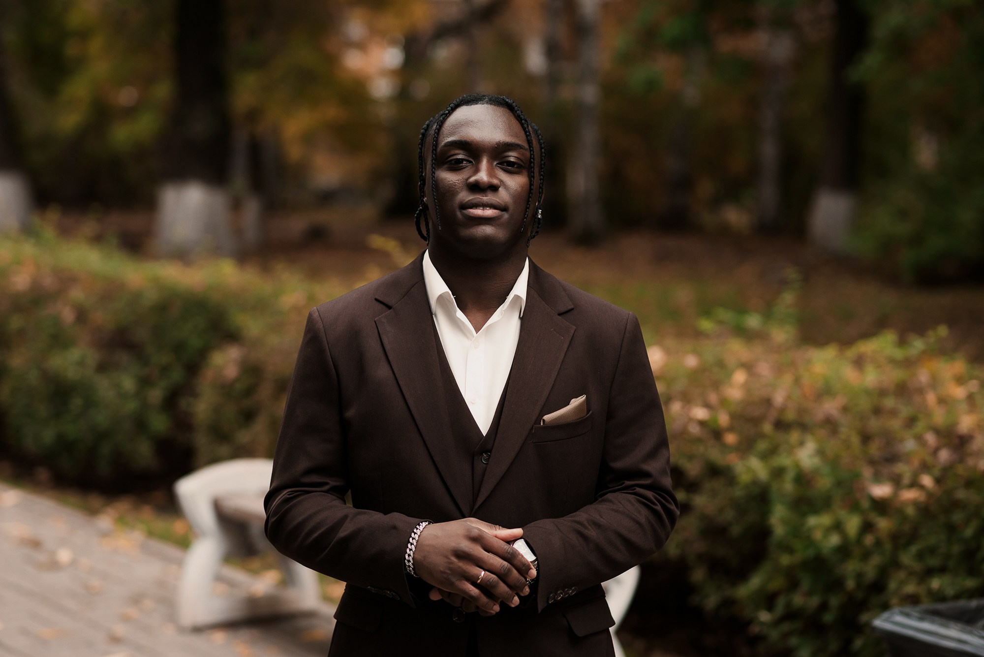 Свадебная осенняя фотосессия в кленах. Свадебный и репортажный фотограф в Ярославле Евгений Сальников