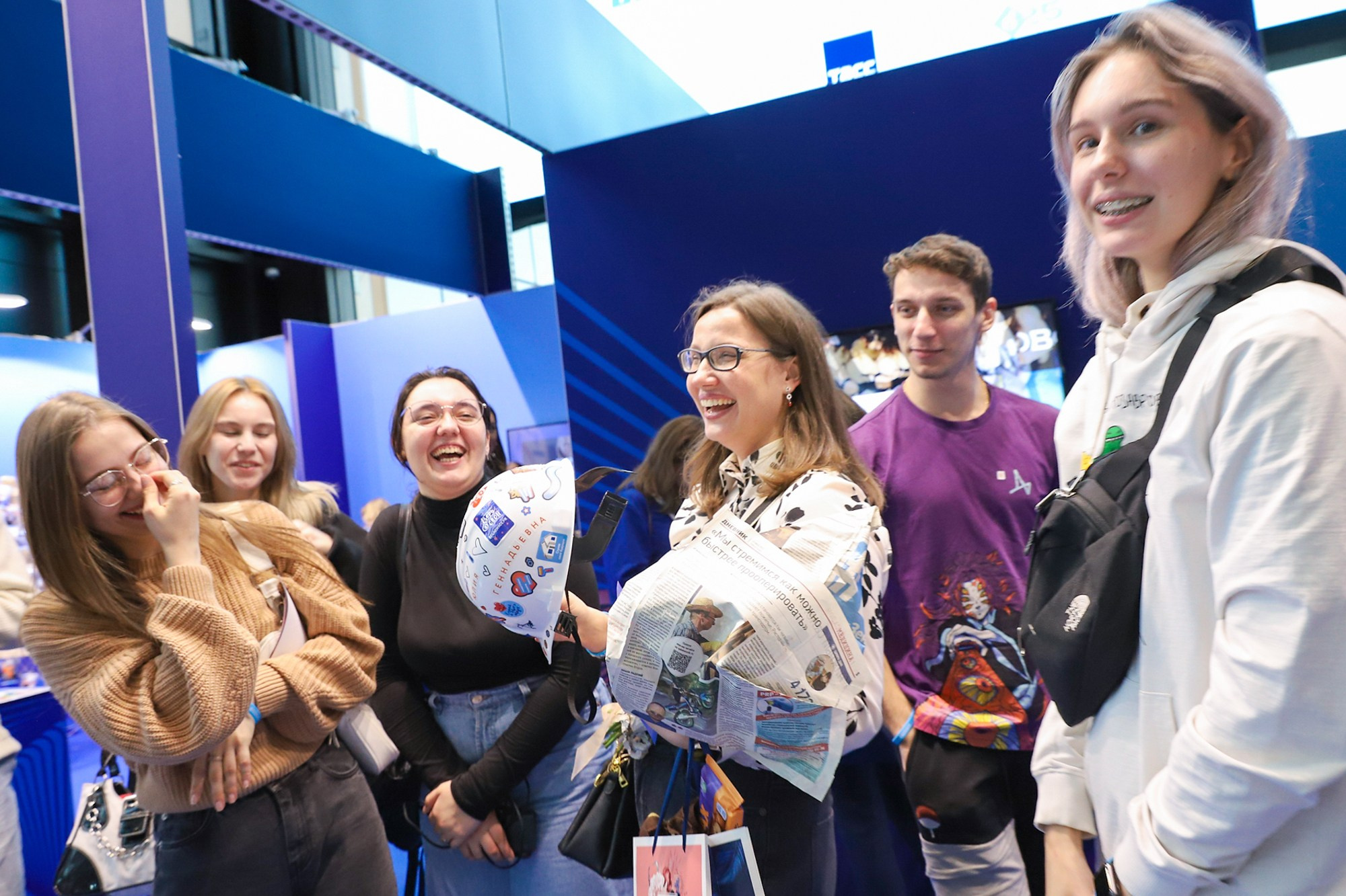 Стенд «Россия — страна возможностей». Фотограф Дарья Попова